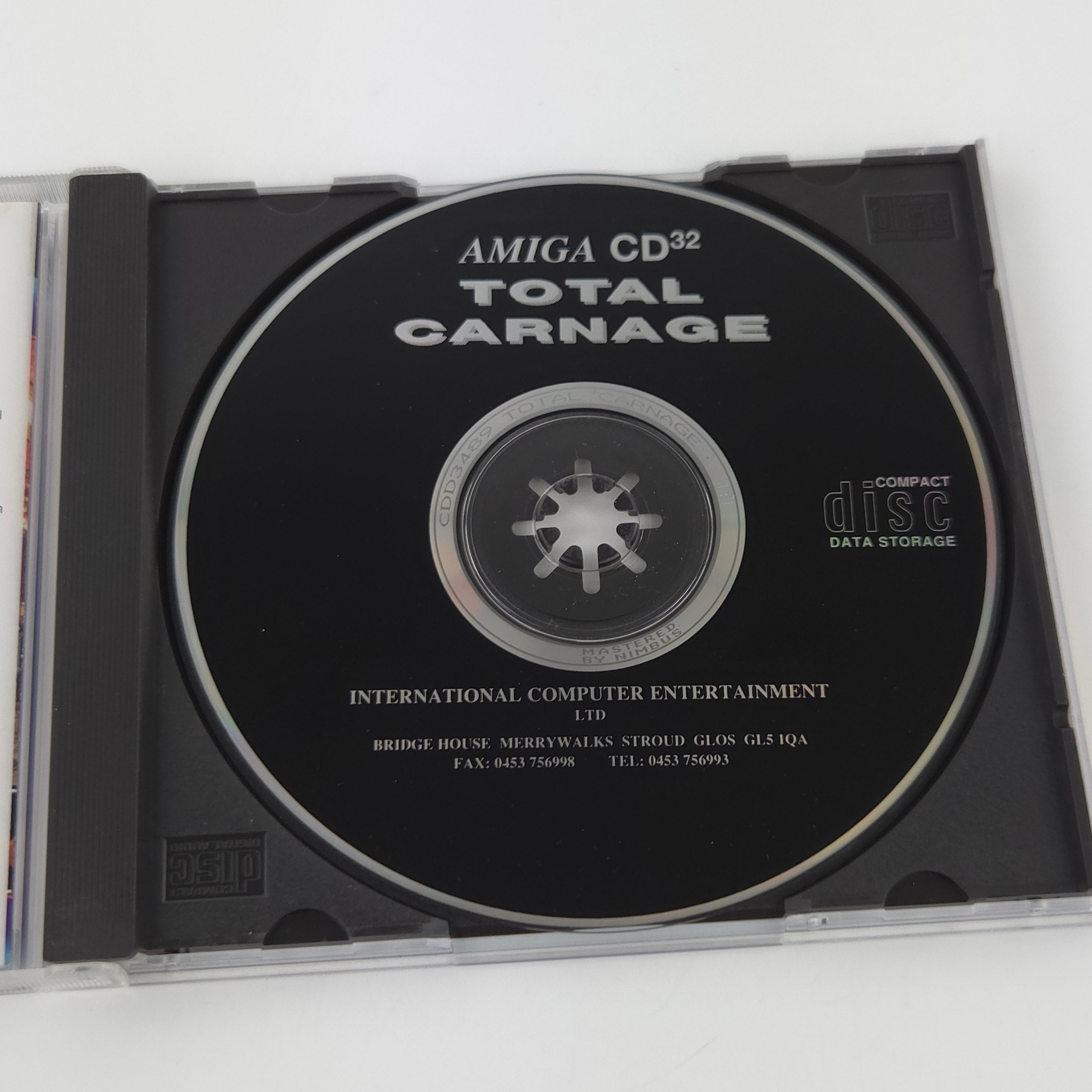 Commodore Amiga CD32 Spiel – Total Carnage OVP PAL