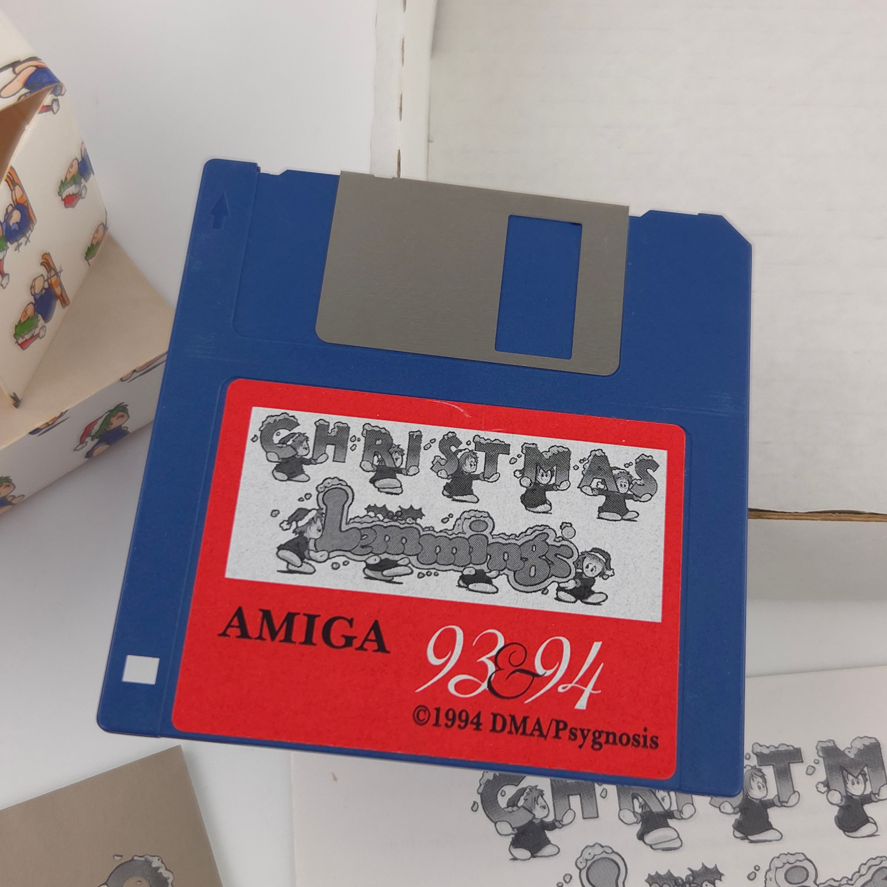 Amiga Spiel Christmas Lemmings 94 Big Box OVP PAL Disk