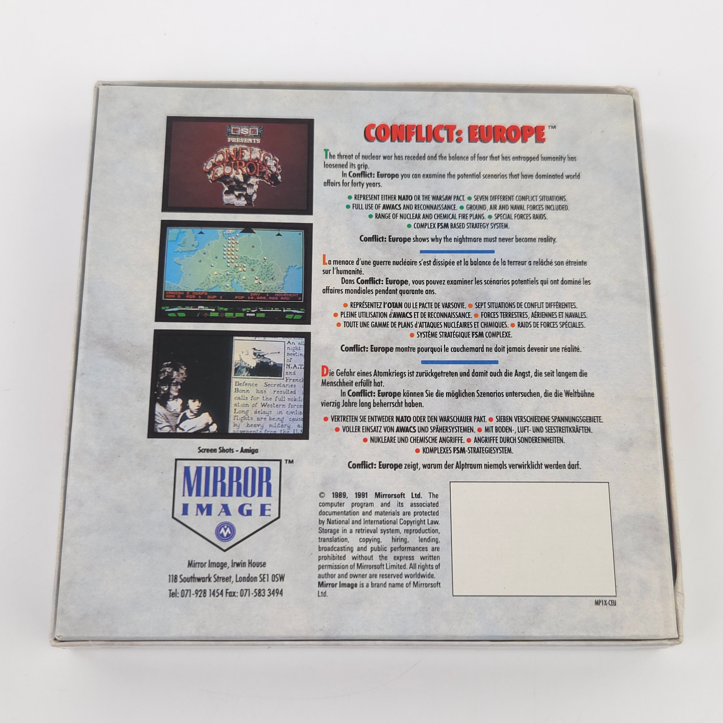 Commodore Amiga Spiel – Conflict Europe (OVP)