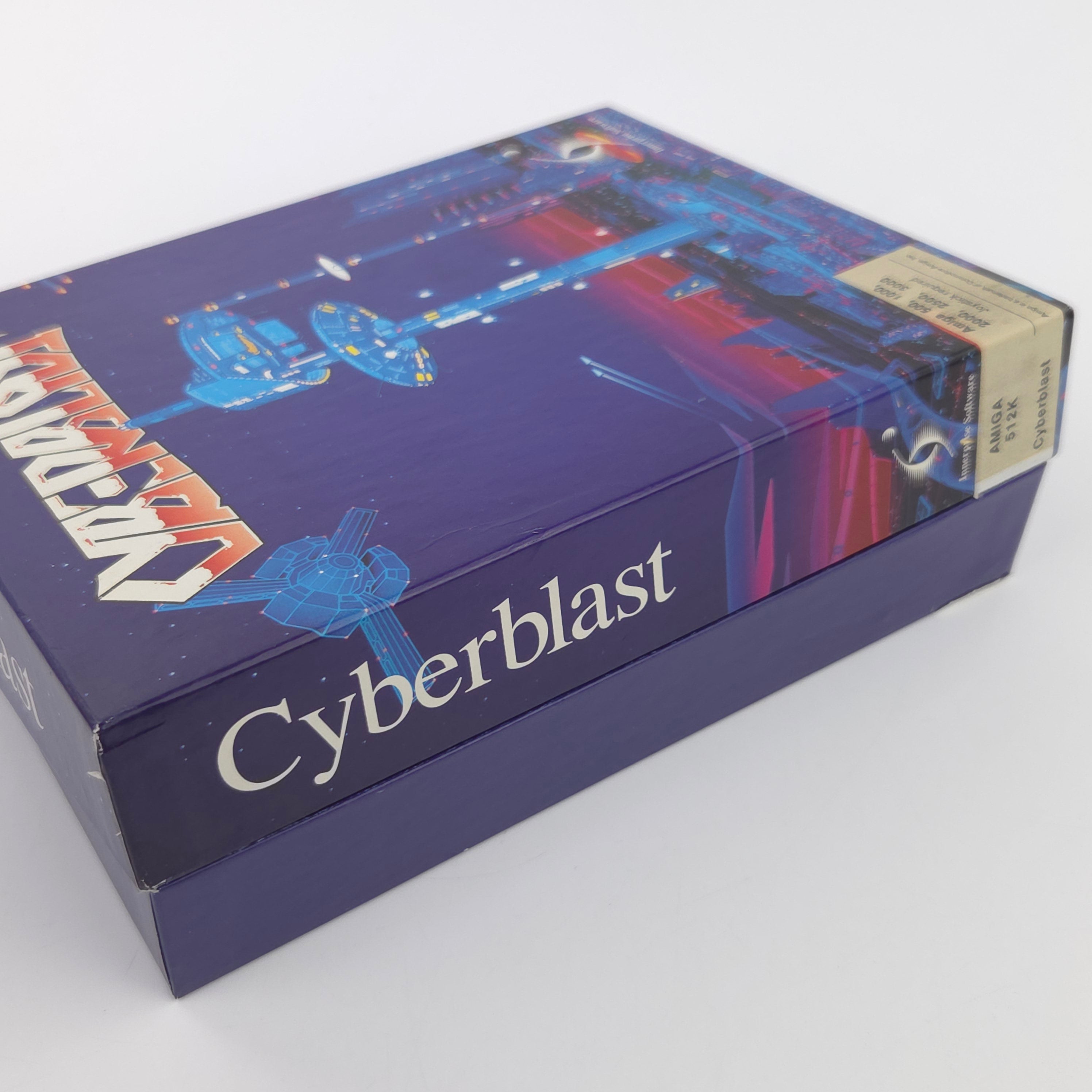 Amiga Spiel Cyberblast Big Box OVP PAL Innerprise CBM