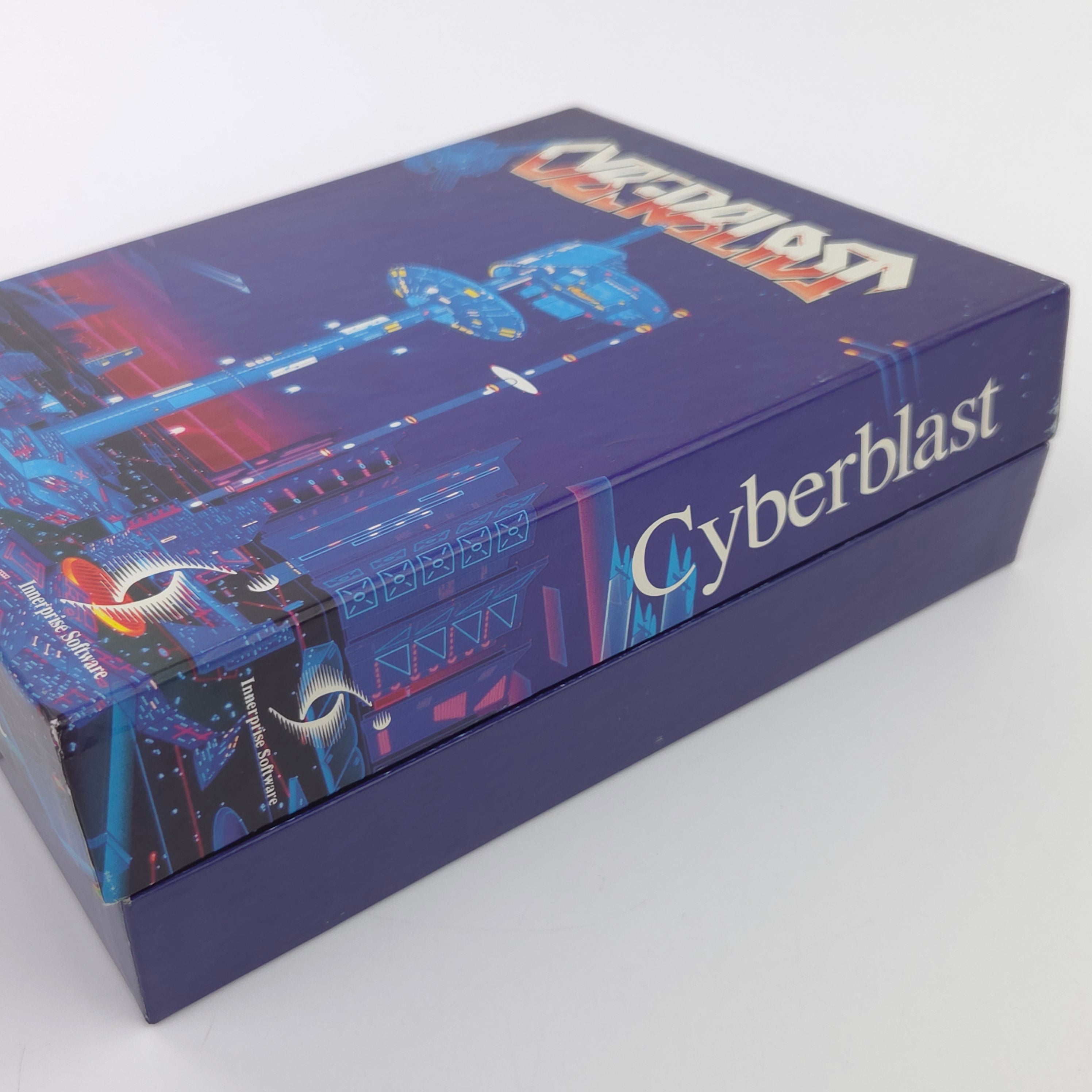 Amiga Spiel Cyberblast Big Box OVP PAL Innerprise CBM