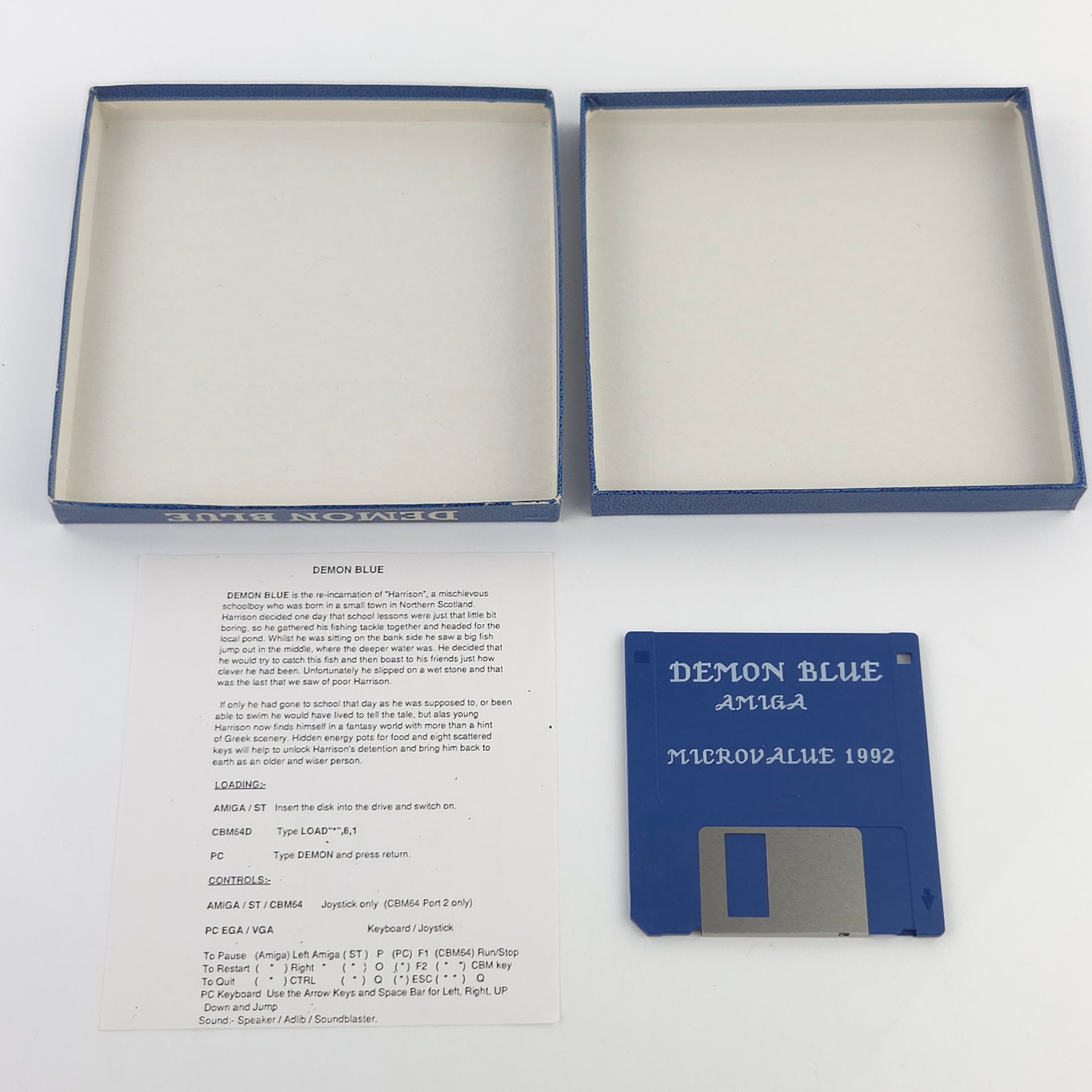 Commodore Amiga Spiel – Demon Blue (OVP PAL)
