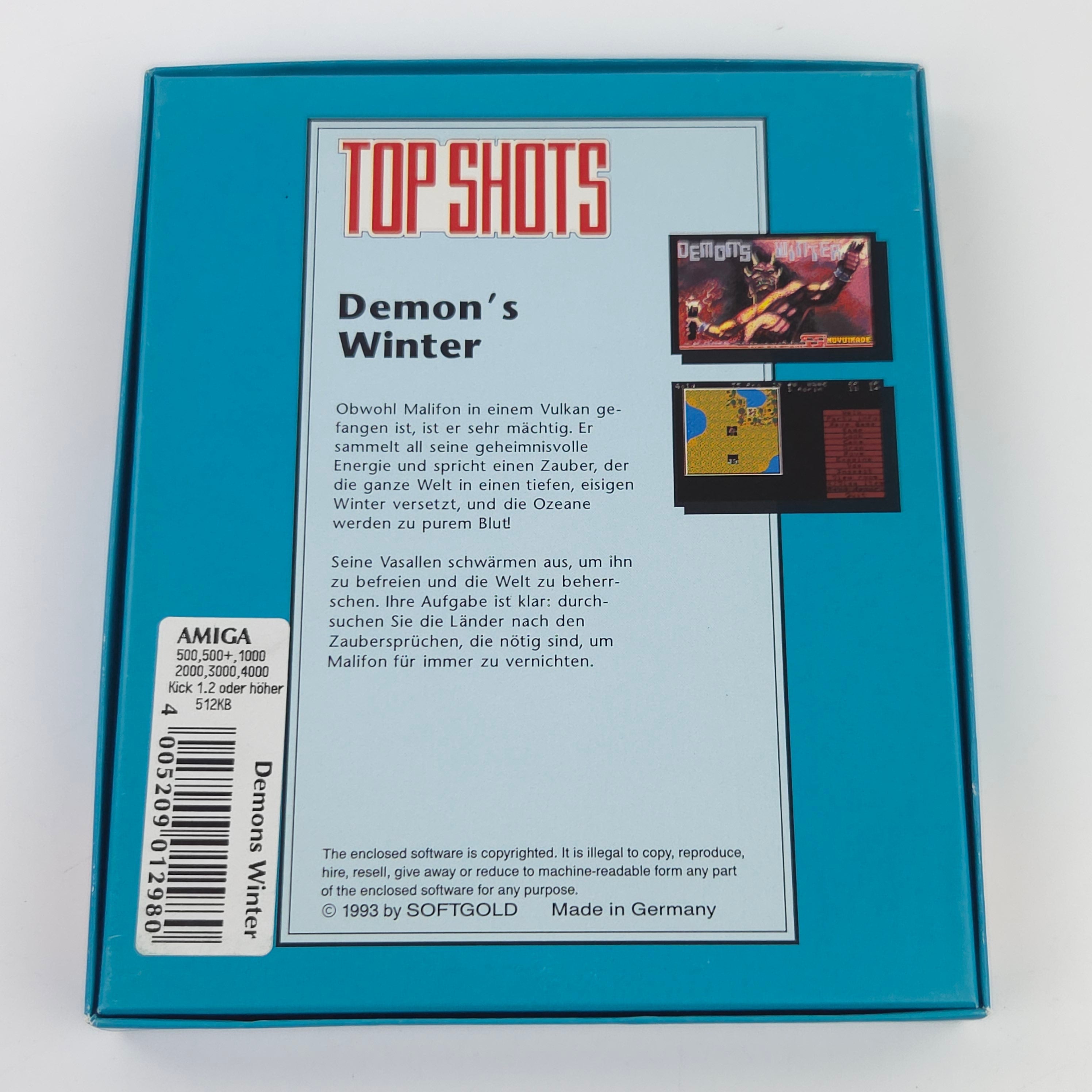 Commodore Amiga Spiel – Demons Winter (OVP PAL)