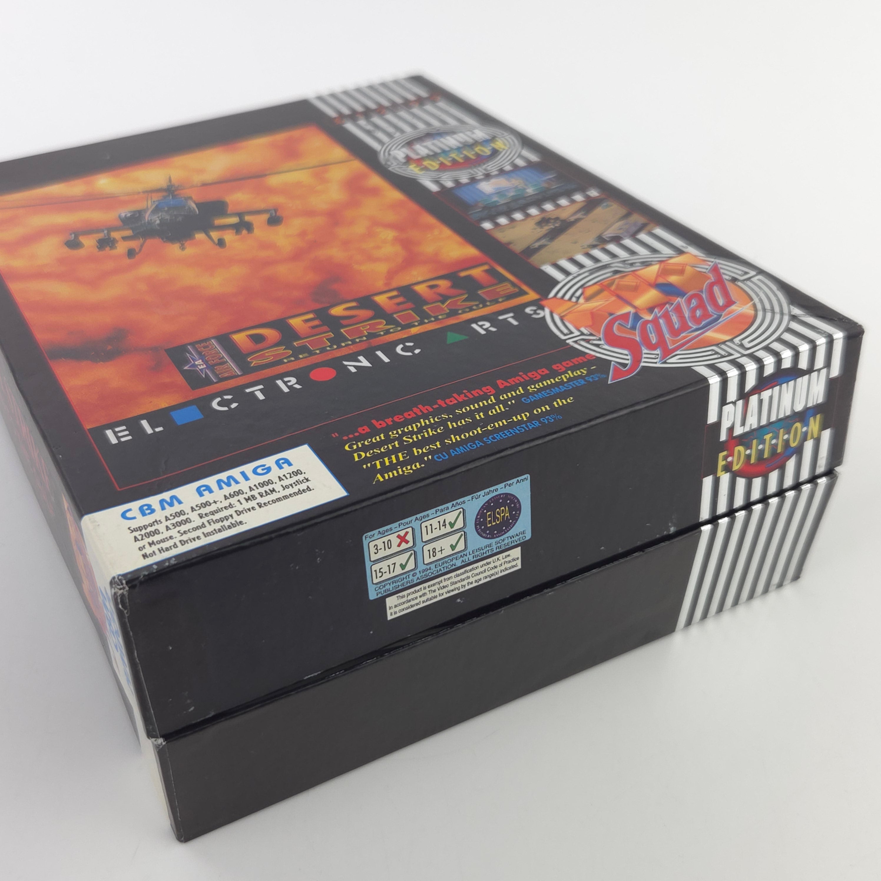 Amiga Spiel Desert Strike Return to the Gulf Big Box OVP