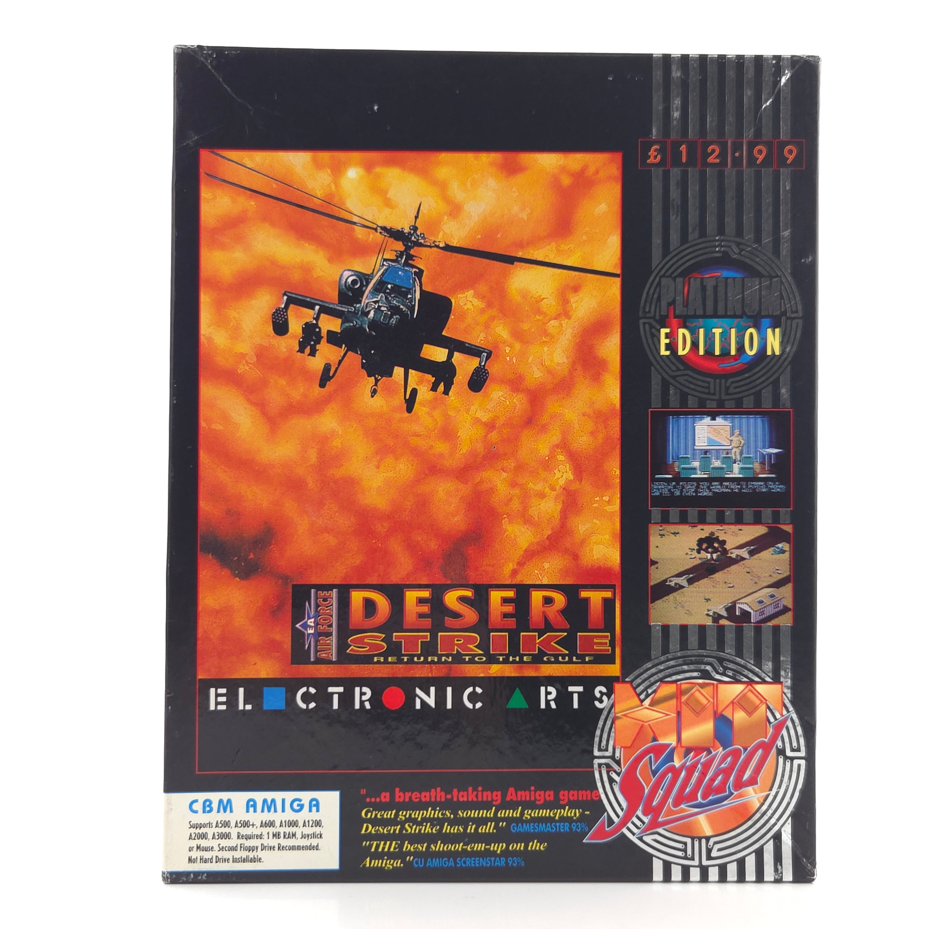 Amiga Spiel Desert Strike Return to the Gulf Big Box OVP