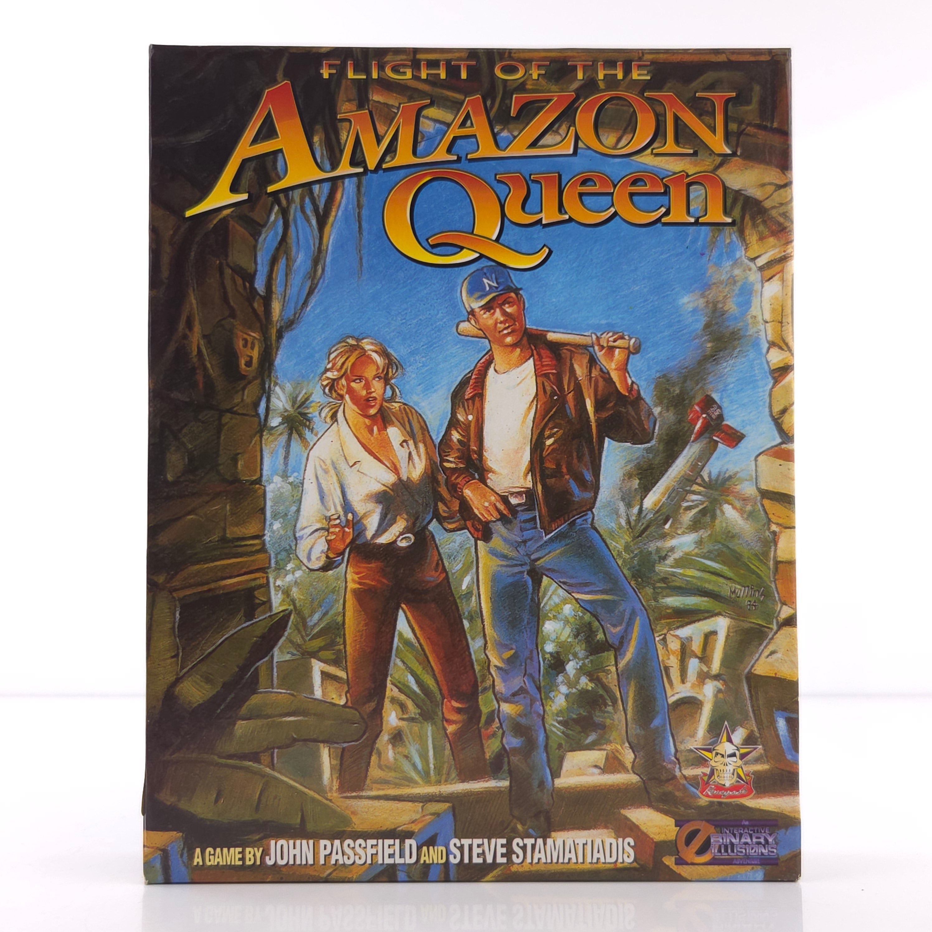 Amiga Spiel Flight of the Amazon Queen Big Box OVP PAL