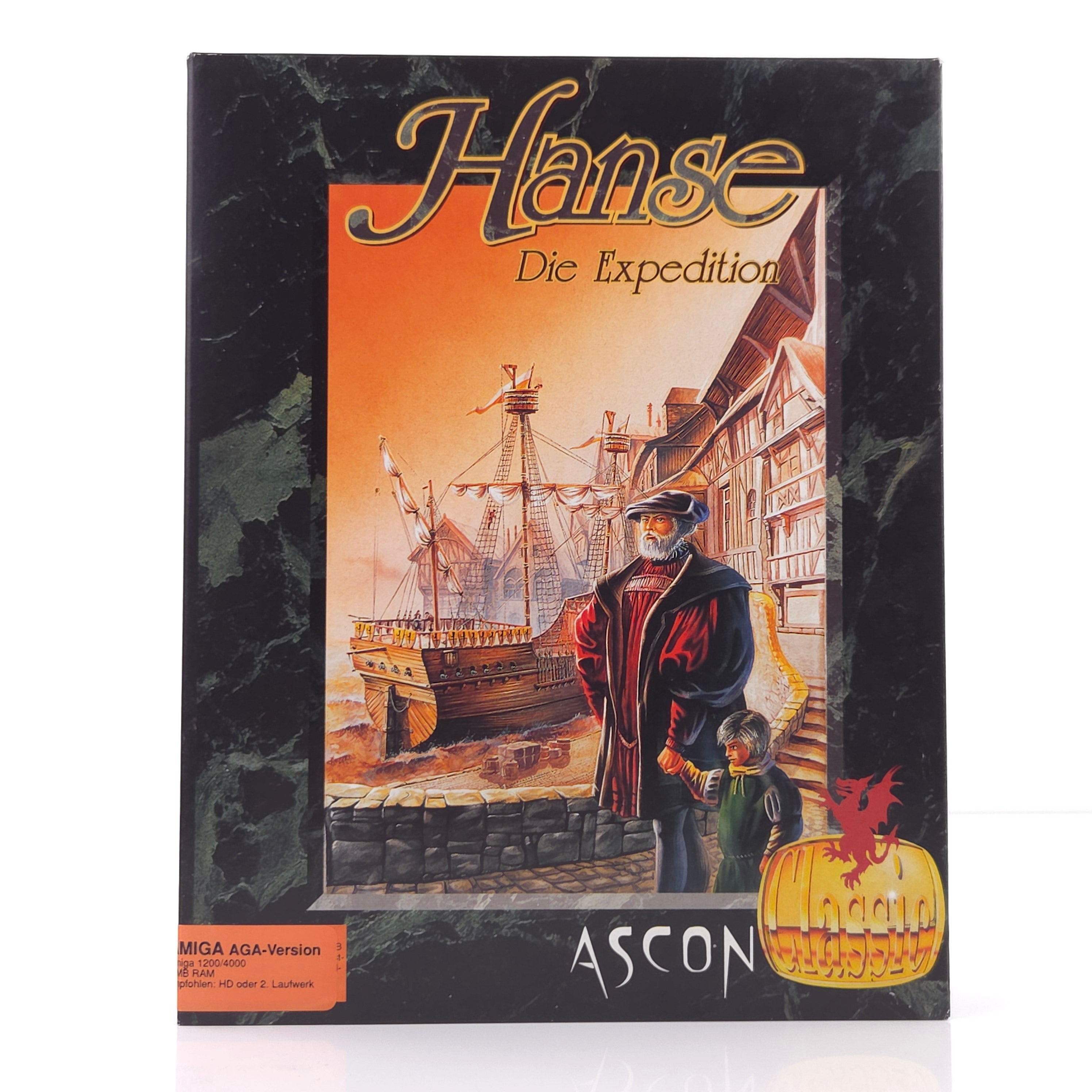 Amiga Spiel Hanse Die Expedition Big Box OVP PAL 1994