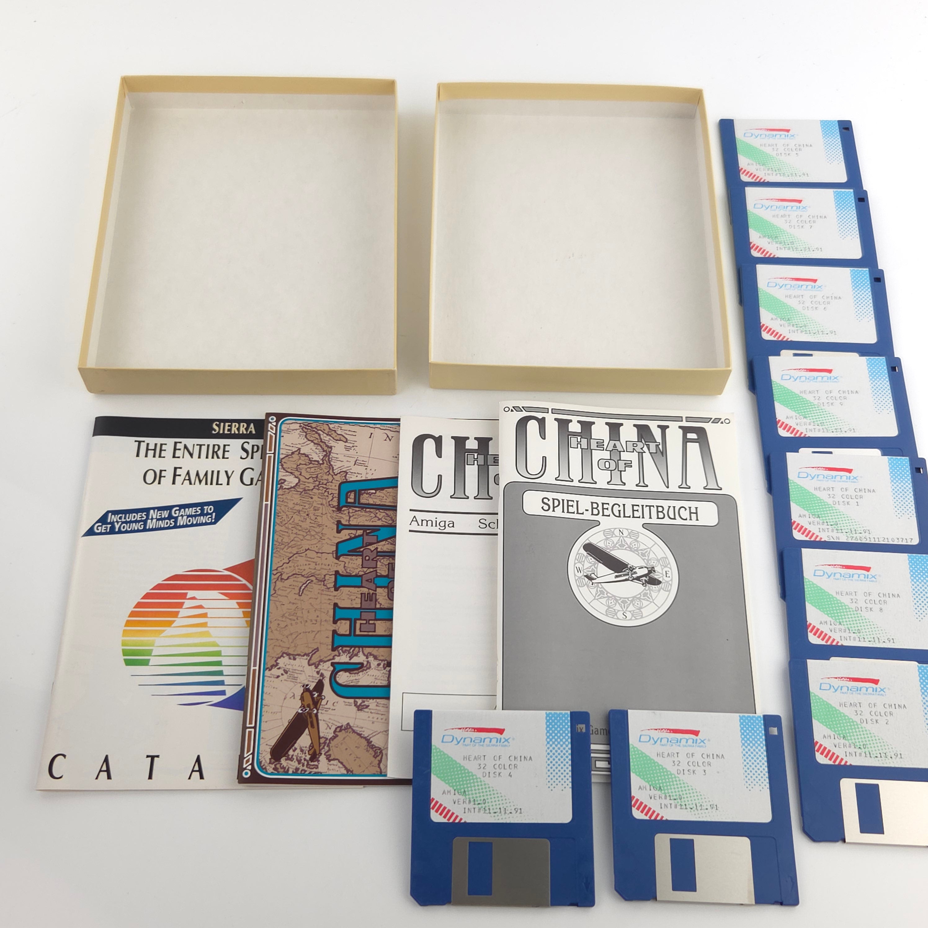 Commodore Amiga Spiel Heart of China Big Box OVP PAL