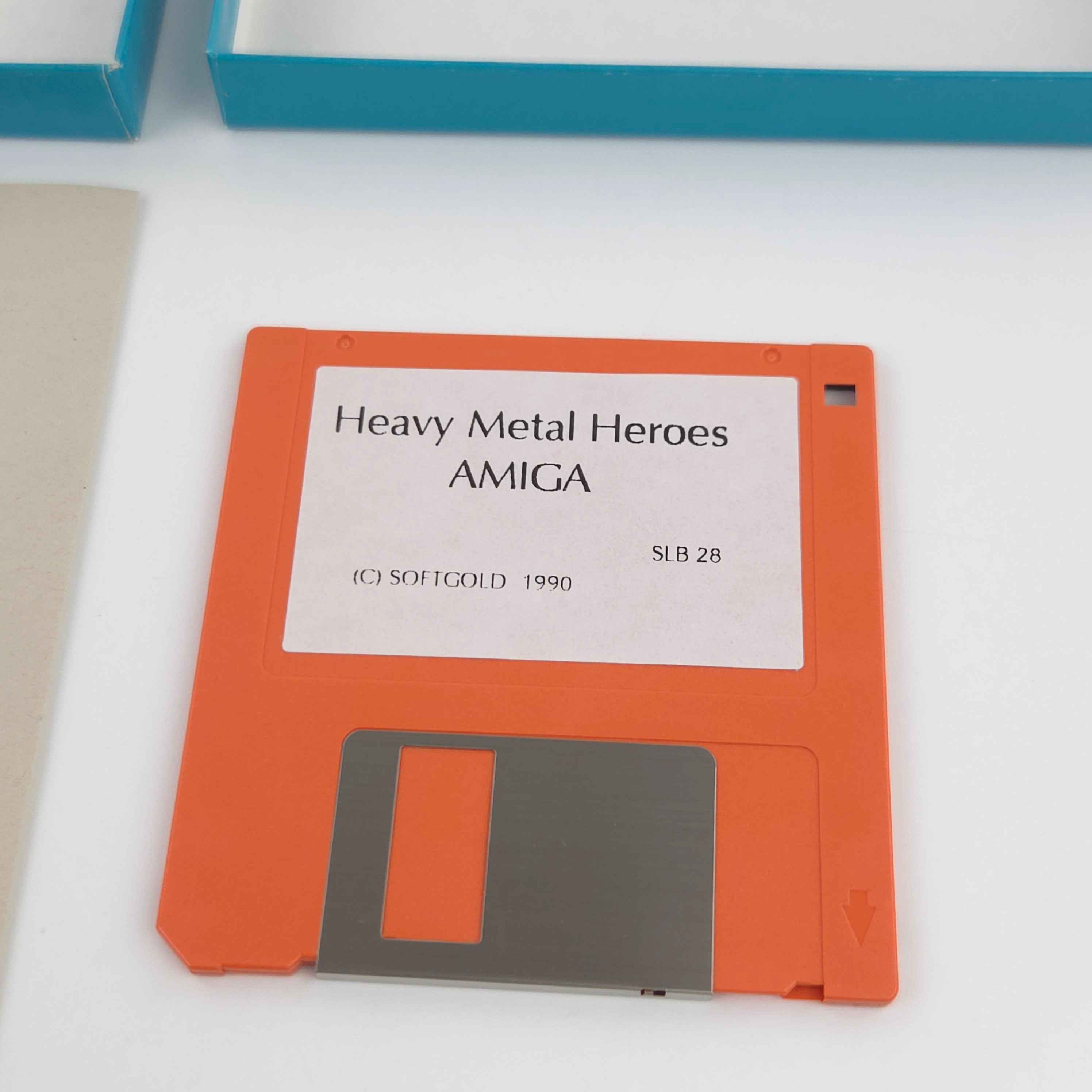 Commodore Amiga Spiel Heavy Metal Hero Top Shots OVP PAL