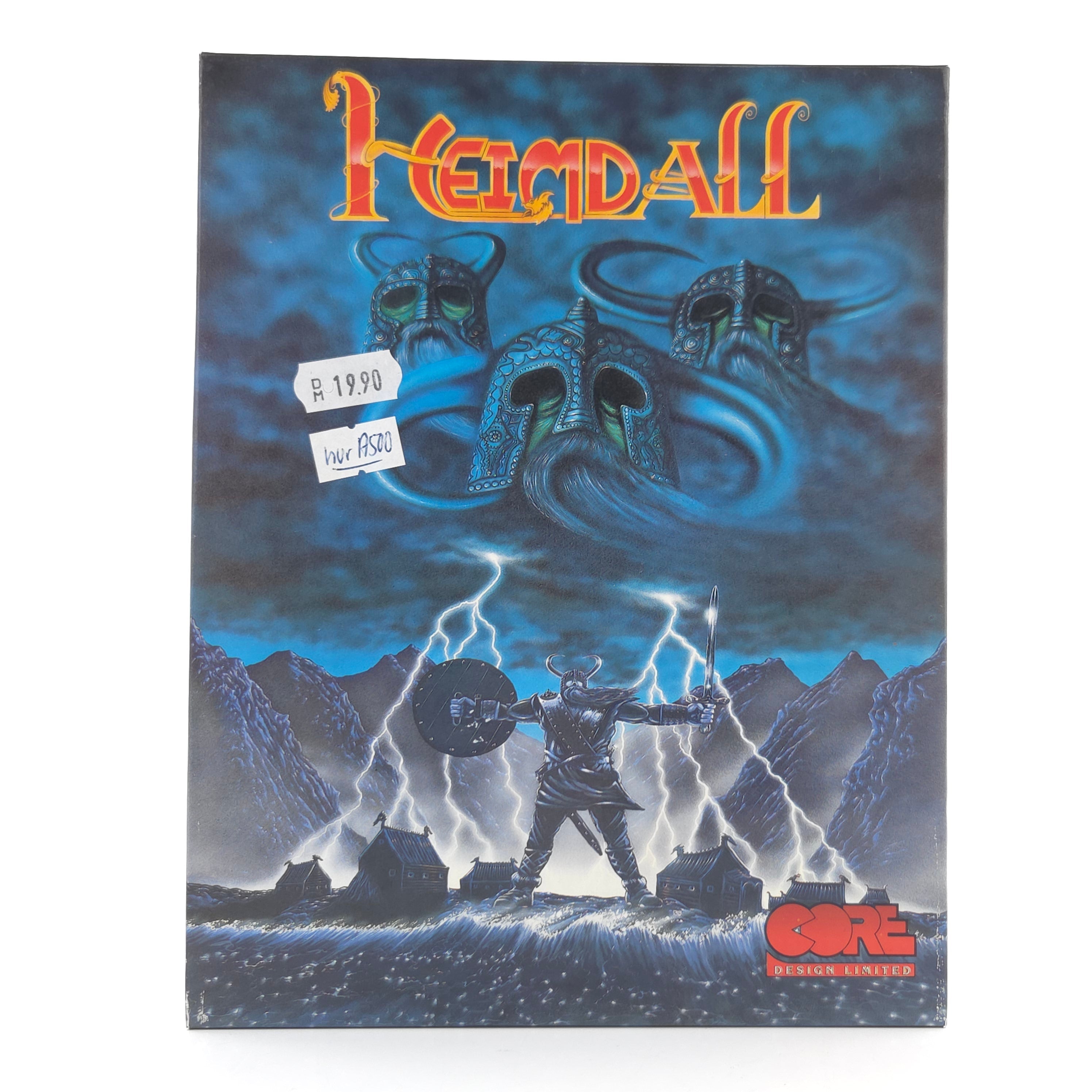 Amiga Spiel Heimdall Big Box OVP CBM PAL Core Design
