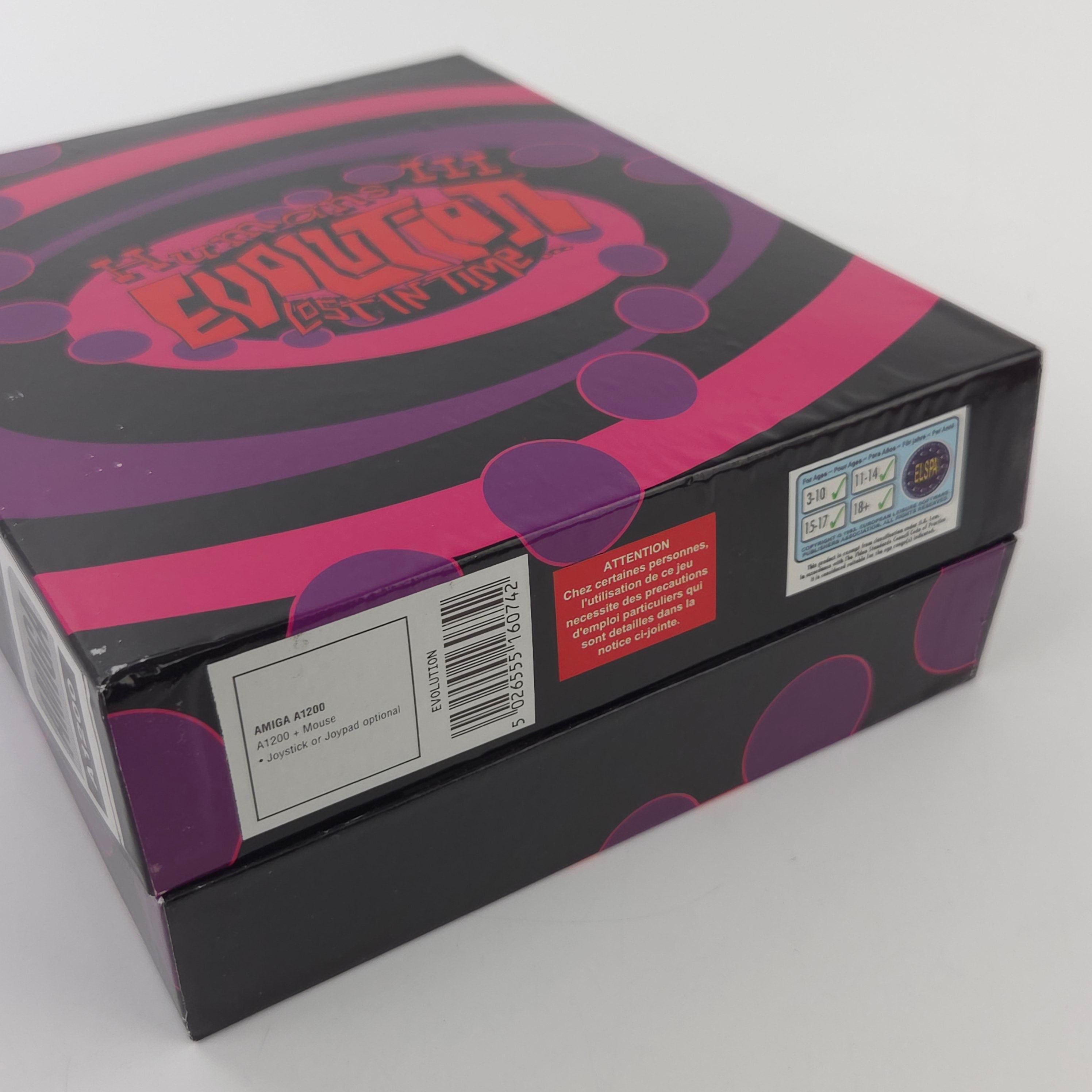 Amiga Spiel Humans III Evolution Lost in Time OVP PAL