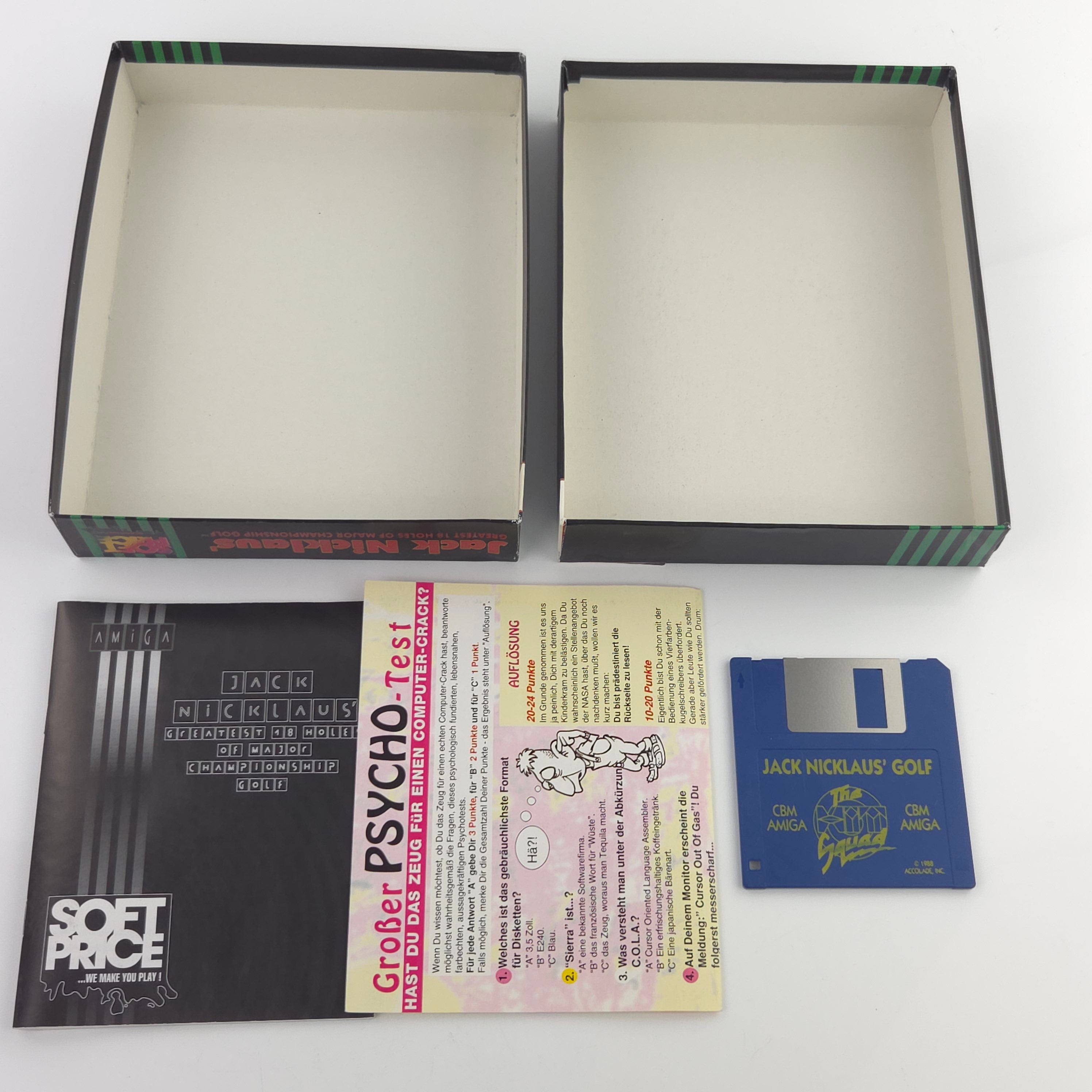 Commodore Amiga Spiel Jack Nicklaus Golf Big Box OVP PAL