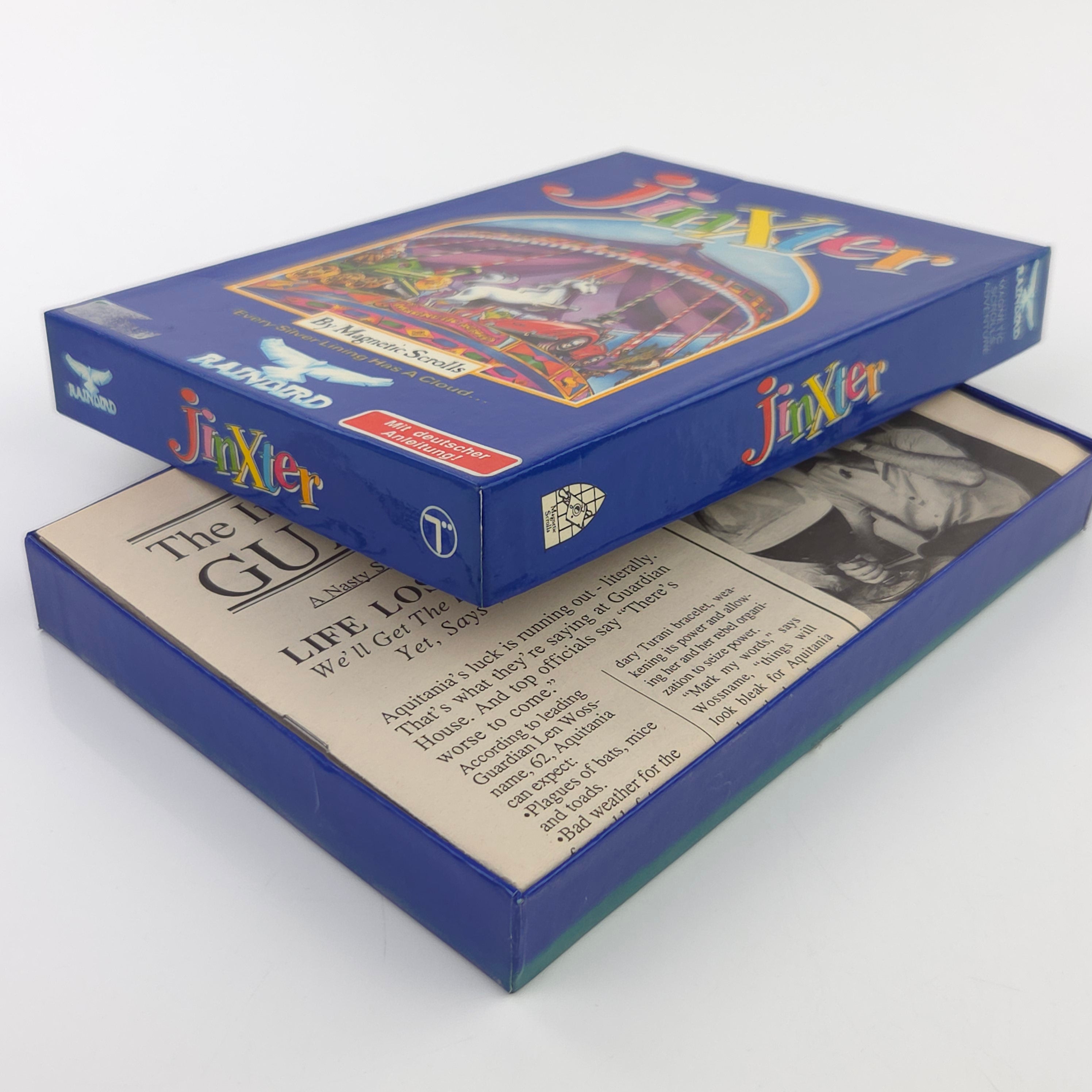 Amiga Spiel Jinxter Big Box OVP CBM PAL Disk Rainbird