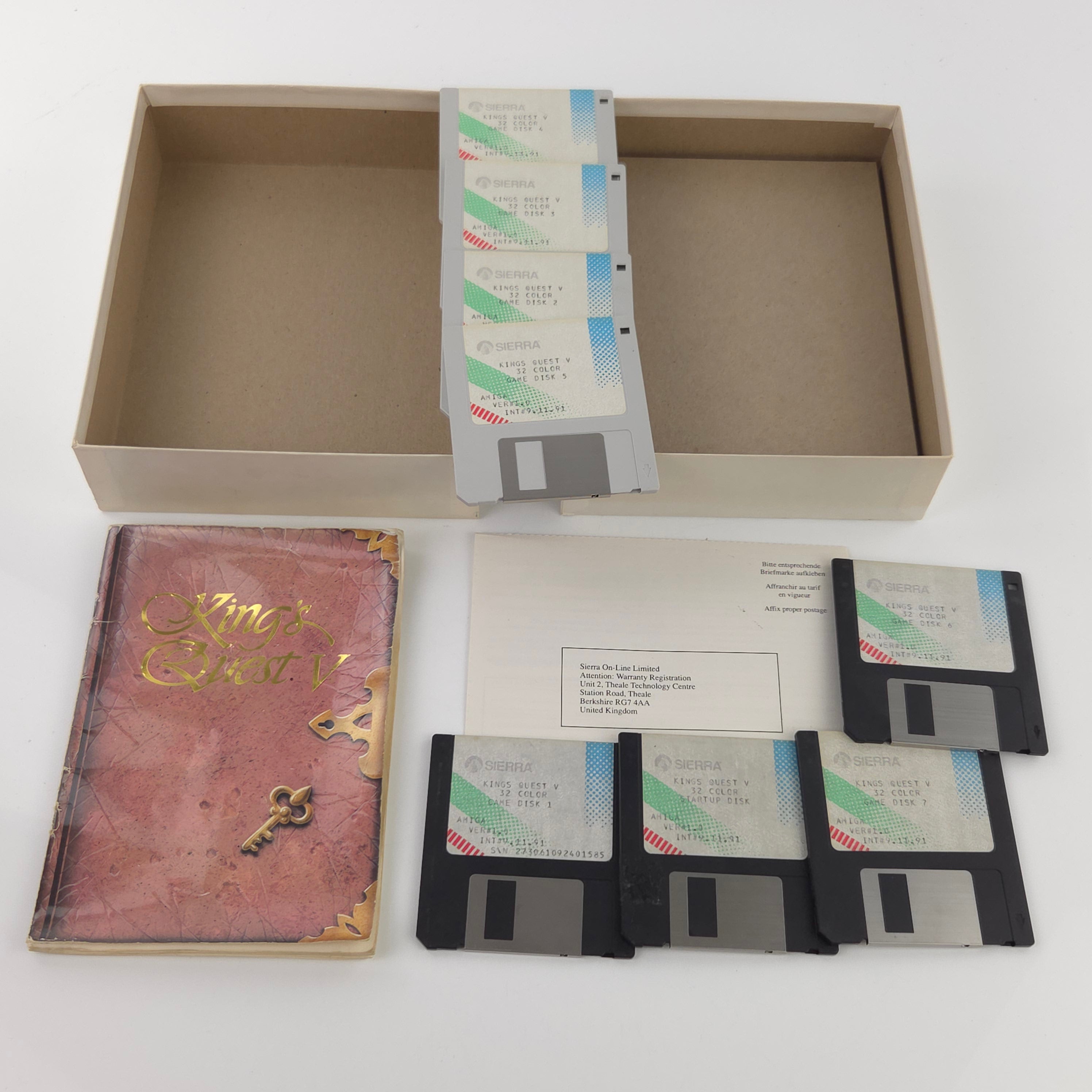 Amiga Spiel King´s Quest V Sierra Big Box OVP PAL CBM