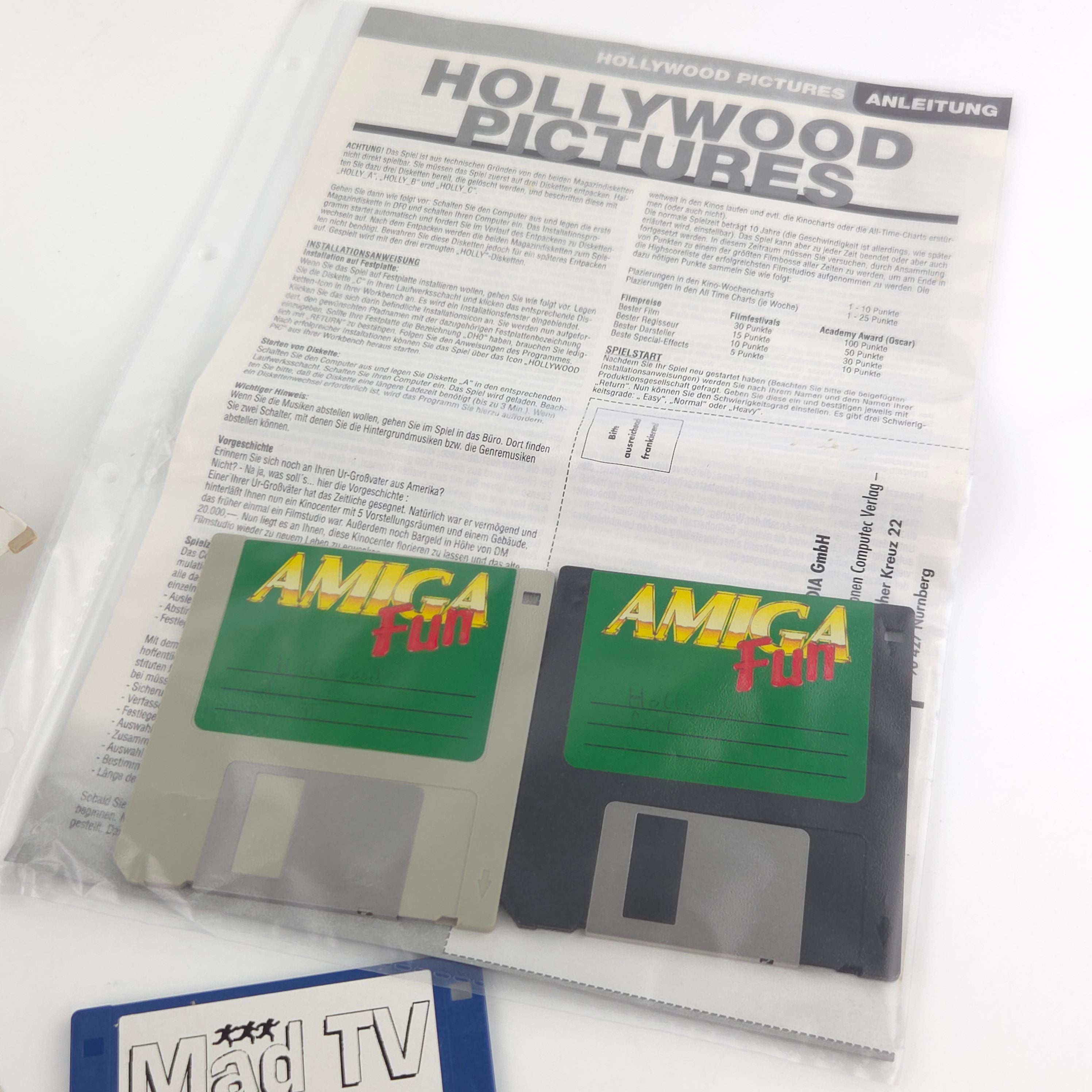 Amiga Spiel Mad TV Big Box OVP PAL Rainbow Arts CBM Disk