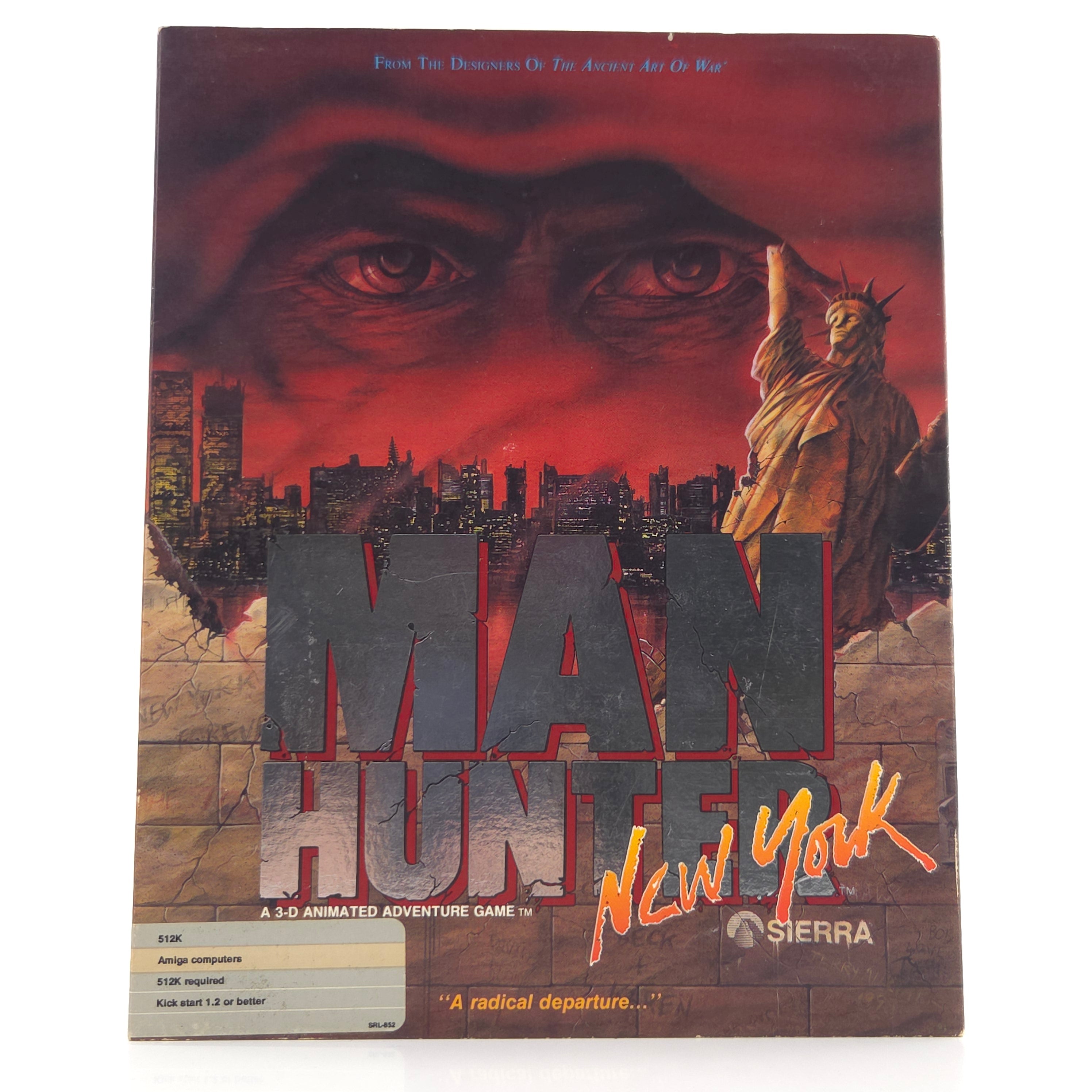 Amiga Spiel Manhunter New York Big Box OVP Sierra PAL