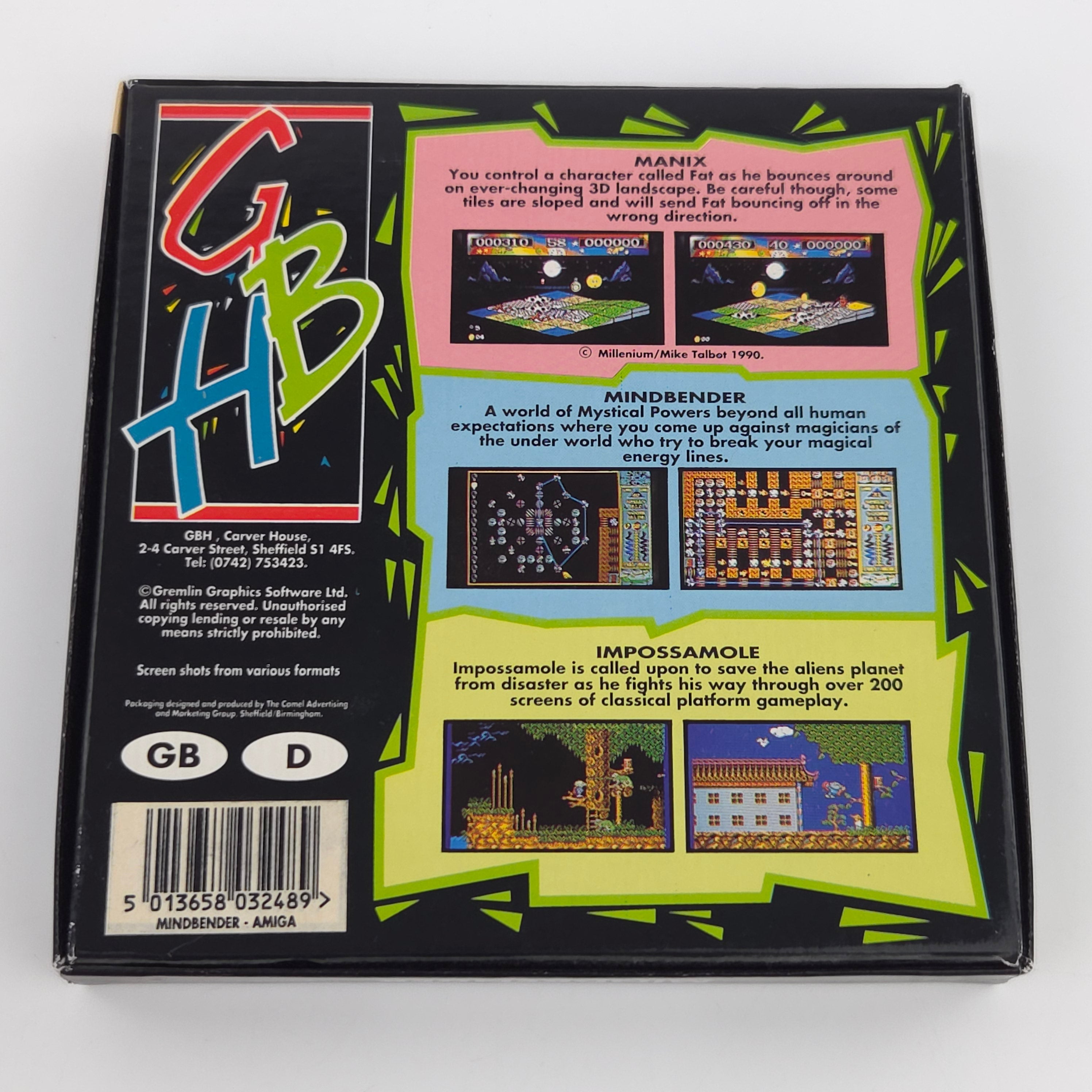 Commodore Amiga Spiel – Mindbender (OVP PAL)
