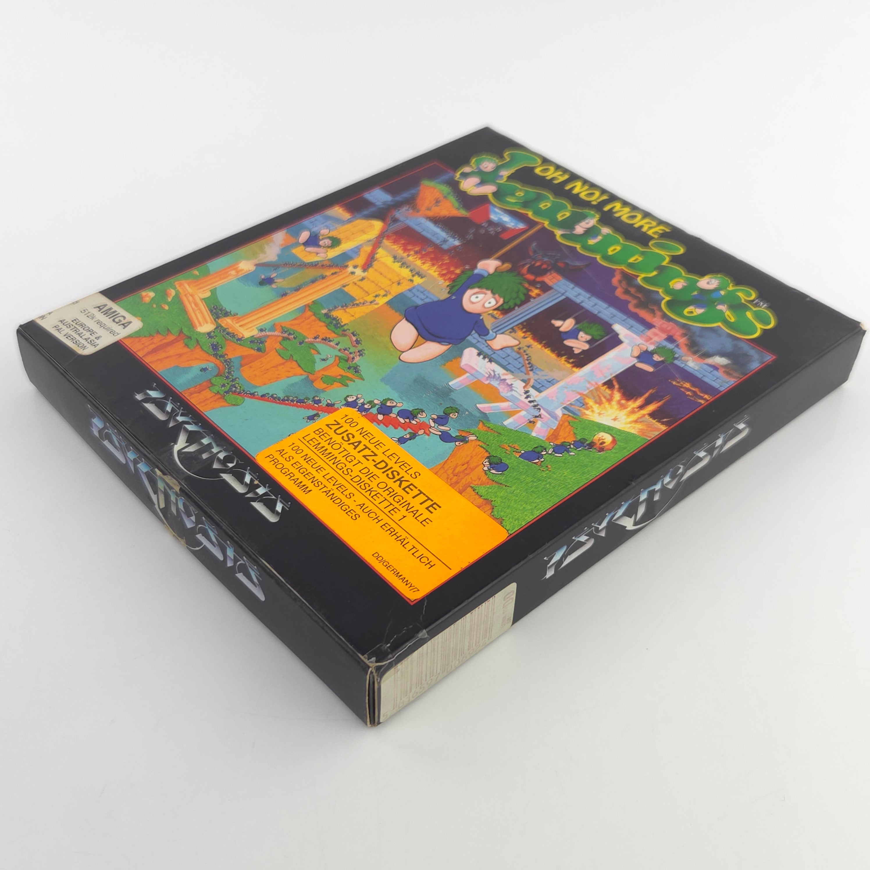 Amiga Spiel Oh No More Lemmings Big Box OVP PAL Psygnosis