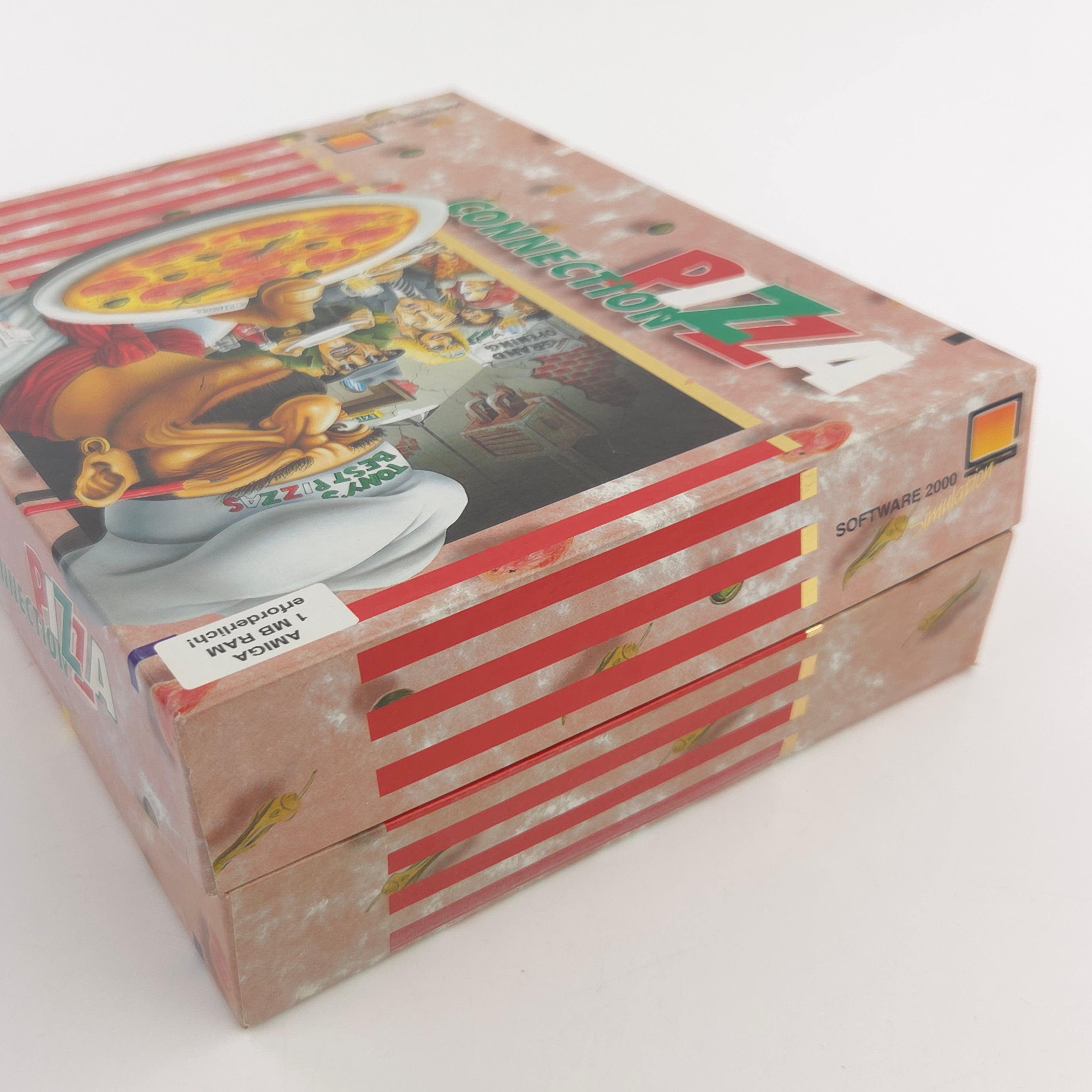 Amiga Spiel Pizza Connection Big Box OVP CBM Disk PAL