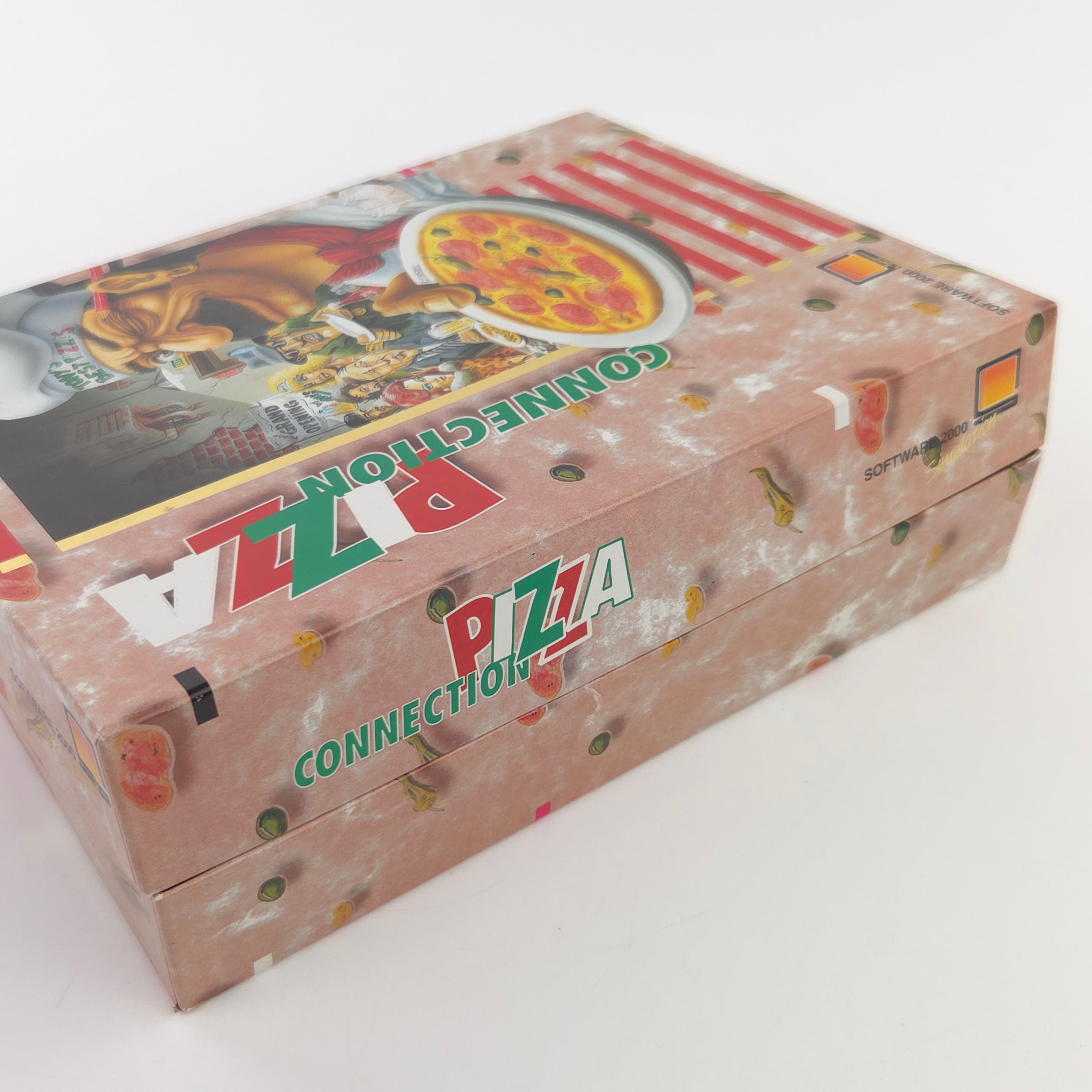Amiga Spiel Pizza Connection Big Box OVP CBM Disk PAL