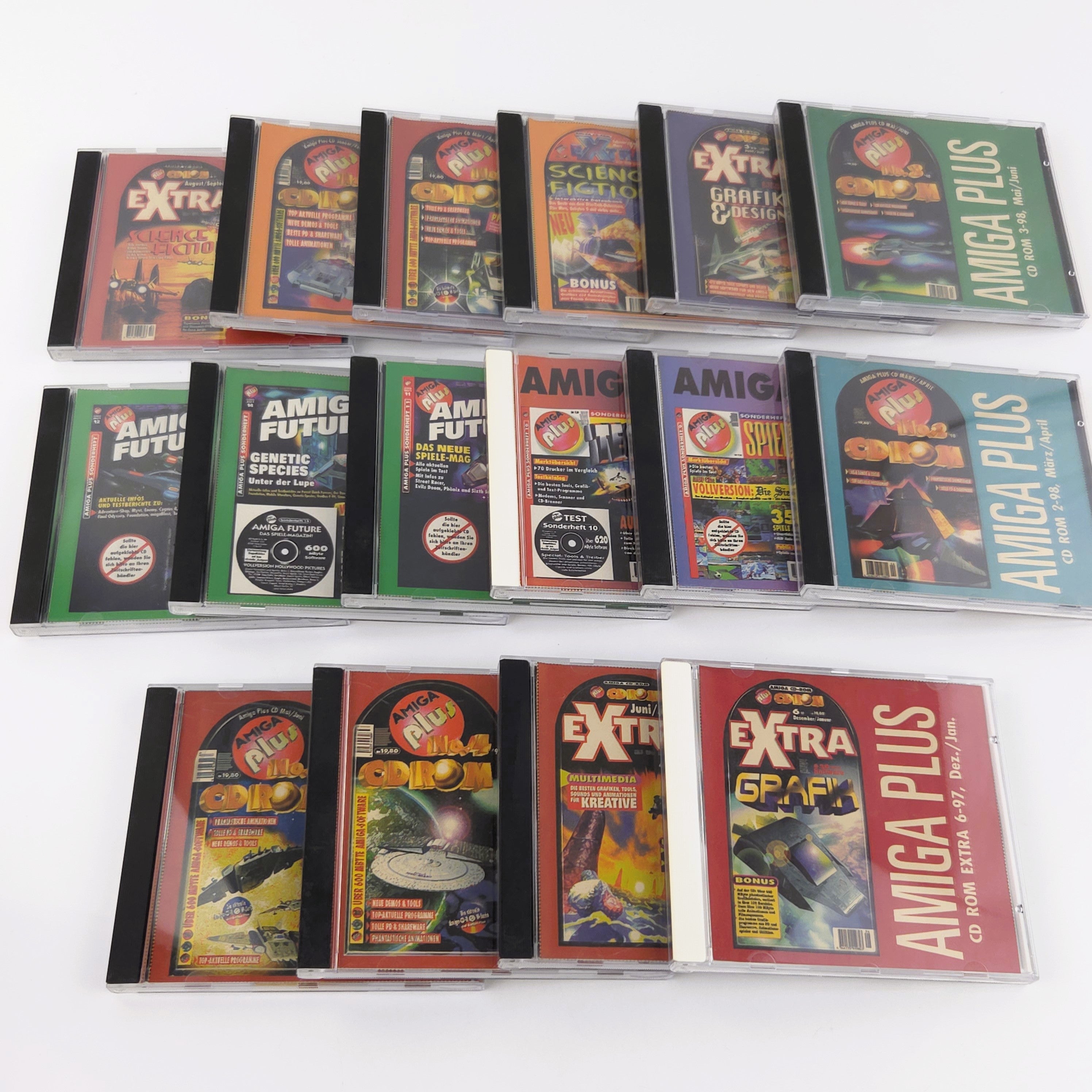 Commodore Amiga Spiel – PLUS CD Konvolut (16 CDs)