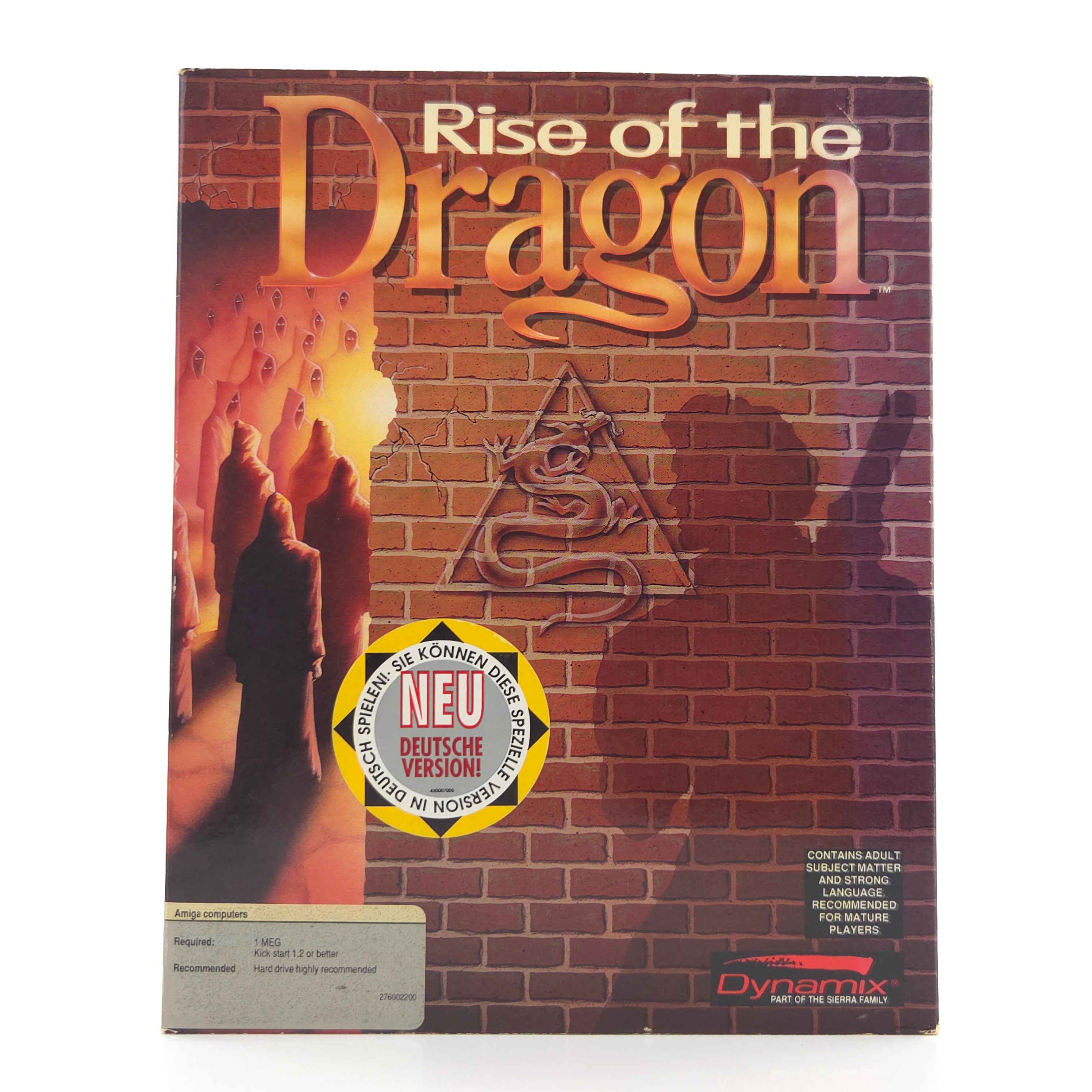 Amiga Spiel Rise of the Dragon Big Box OVP PAL Dynamix