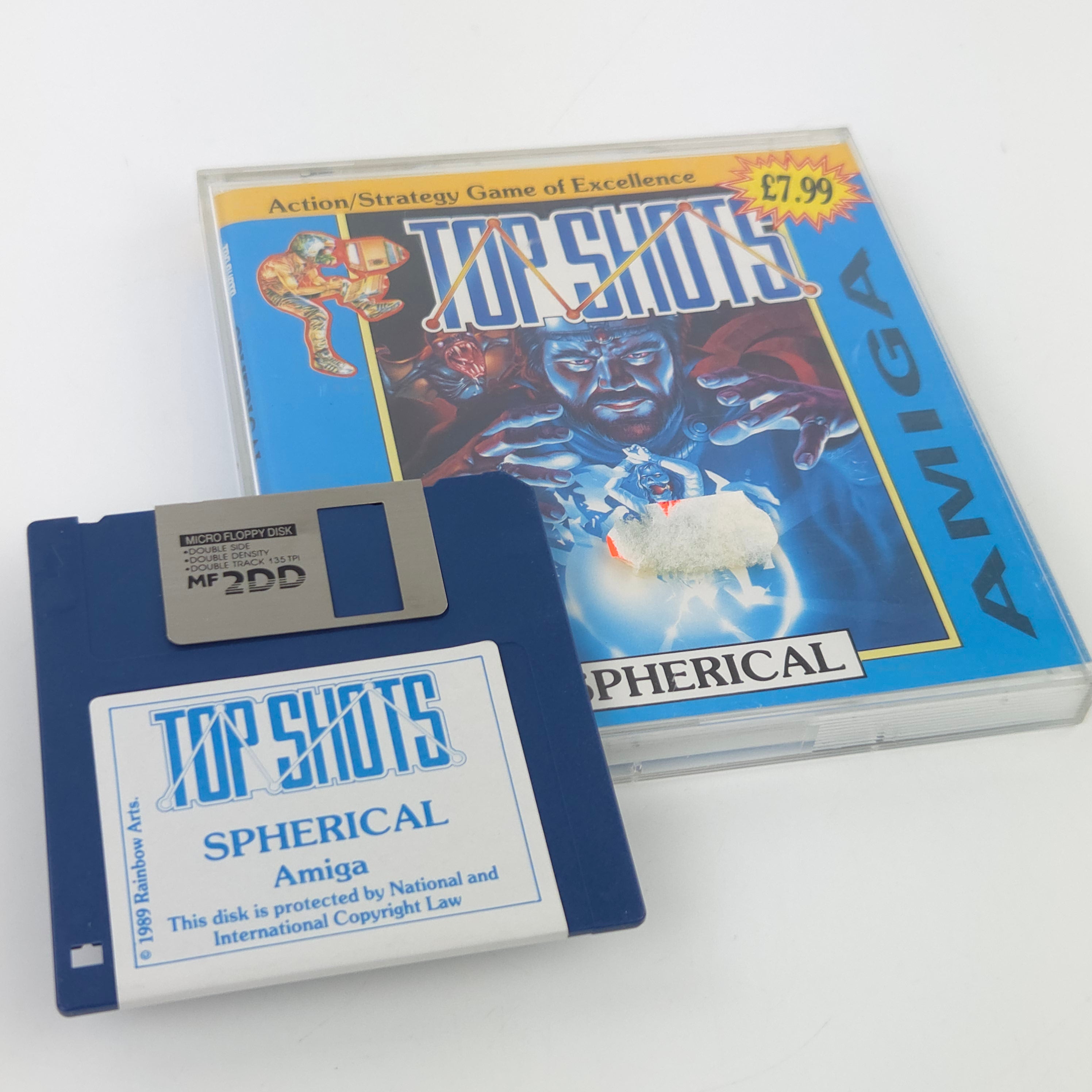 Commodore Amiga Spiel Spherical Top Shots OVP PAL 1989