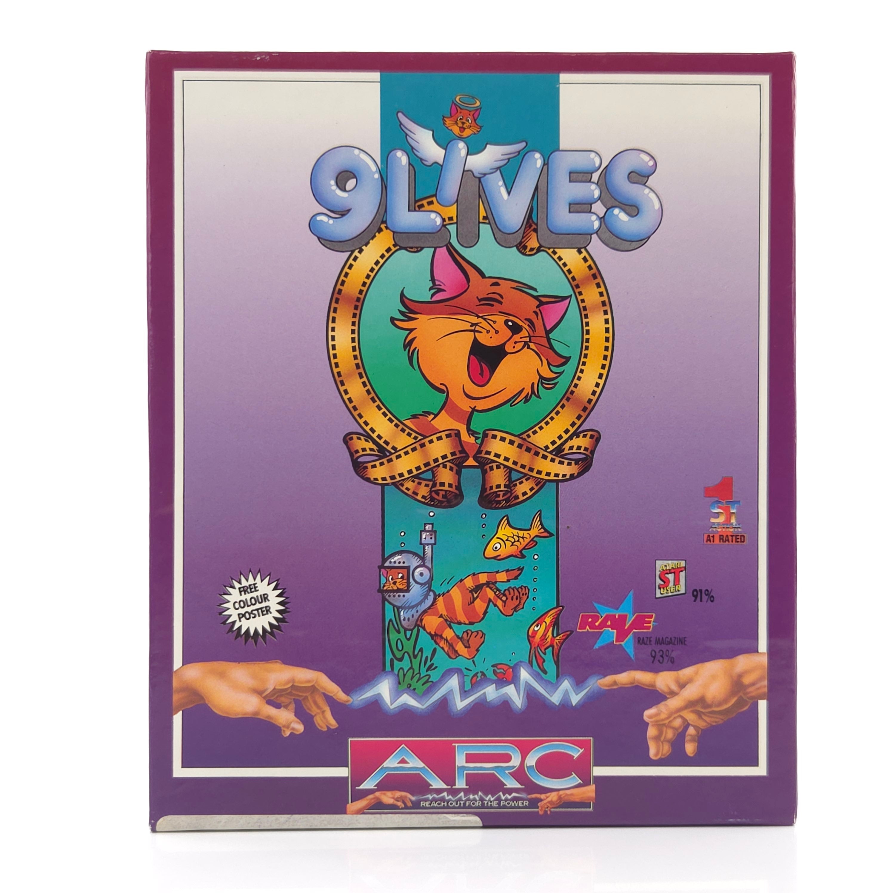 Commodore Amiga Spiel – 9 Lives (OVP PAL)