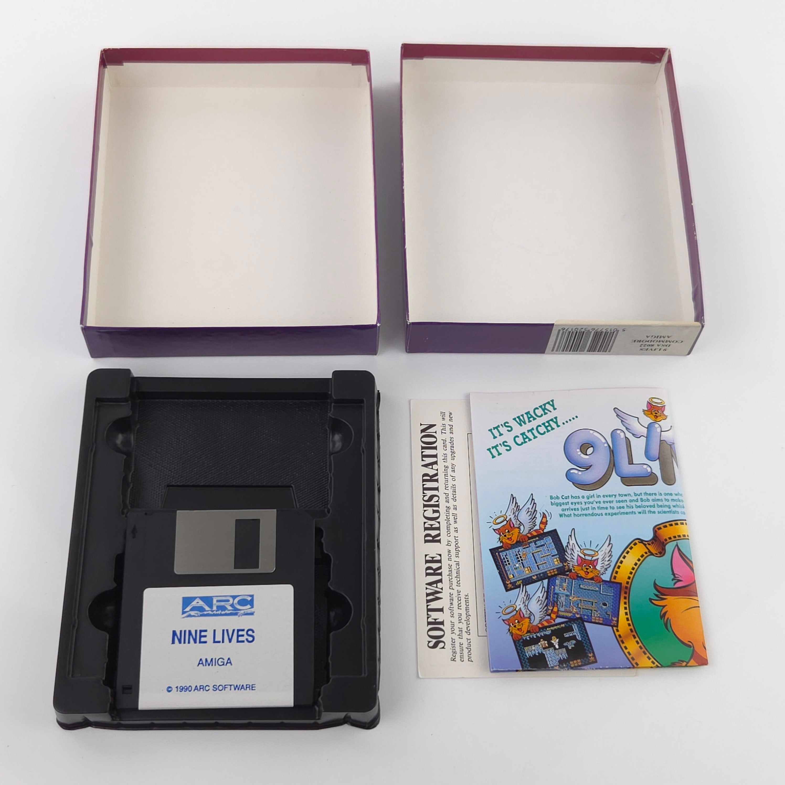 Commodore Amiga Spiel – 9 Lives (OVP PAL)