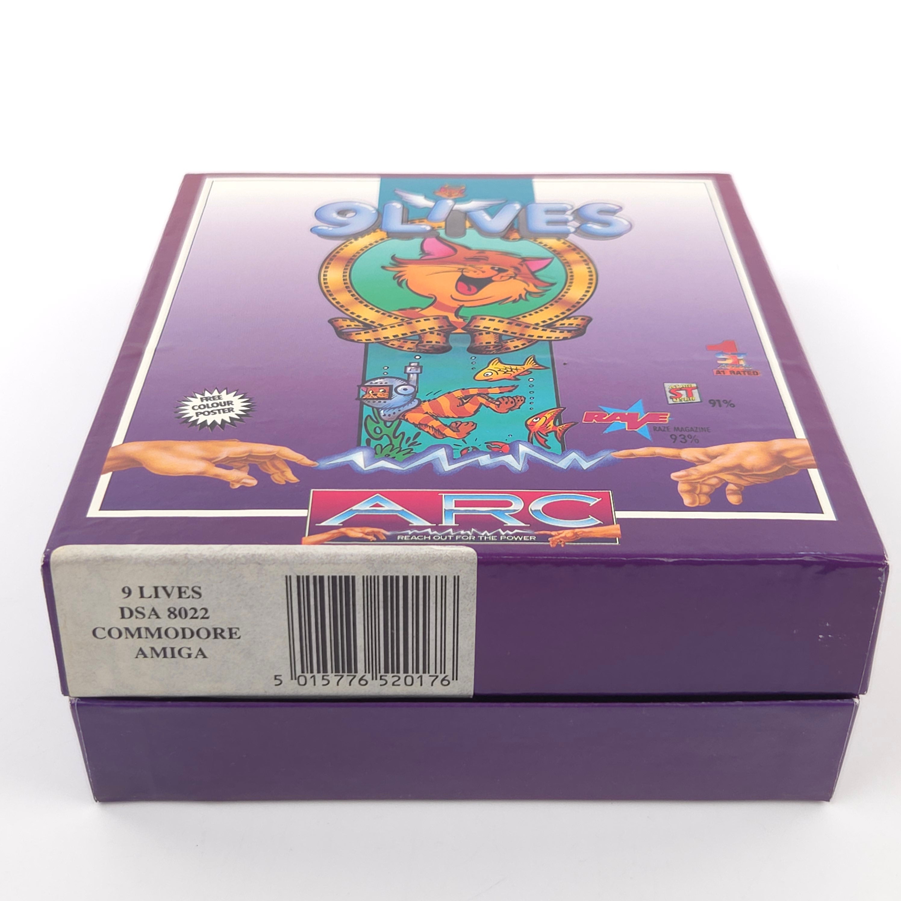 Commodore Amiga Spiel – 9 Lives (OVP PAL)