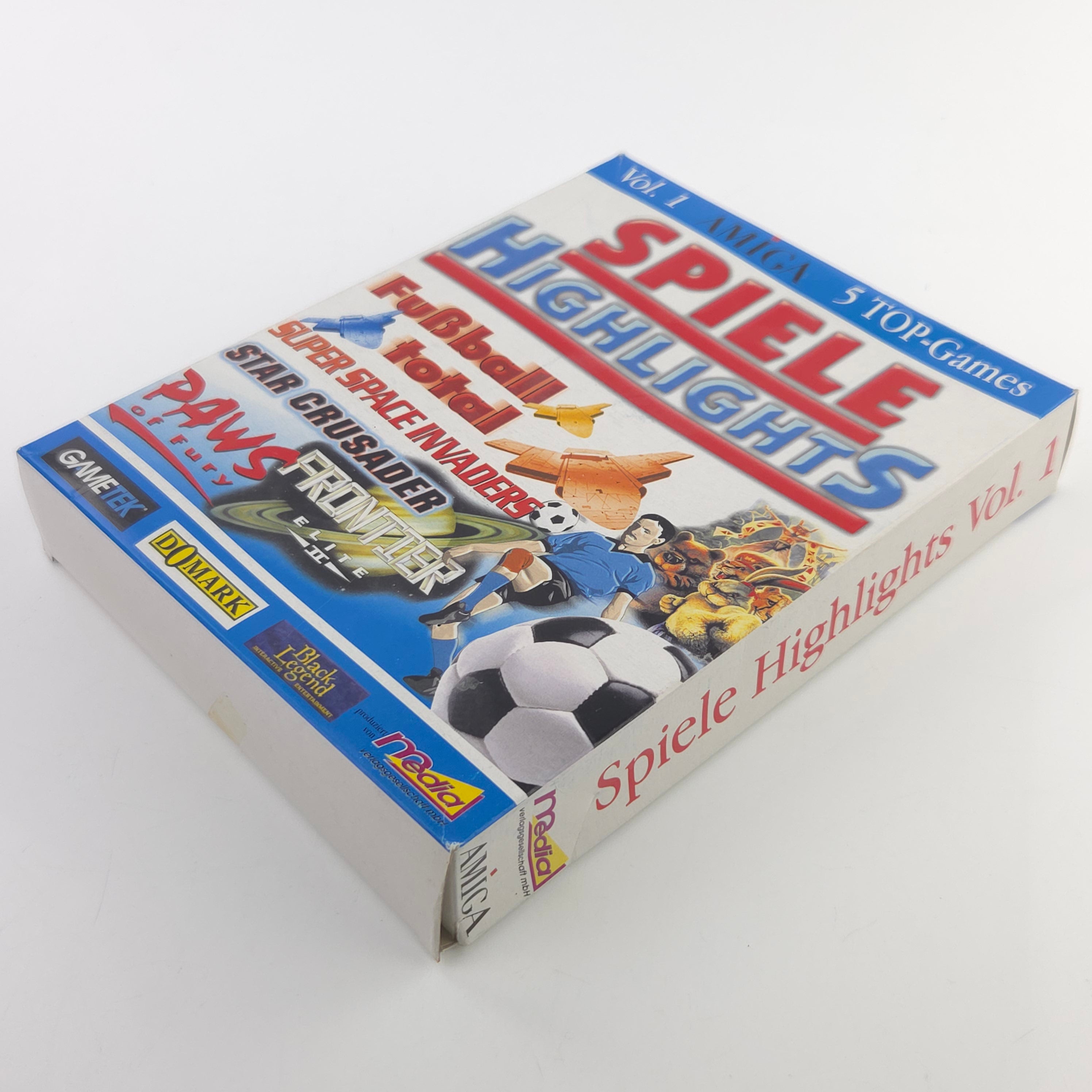 Amiga Spiel Spiele Highlights Vol.1 Big Box CBM DISK OVP