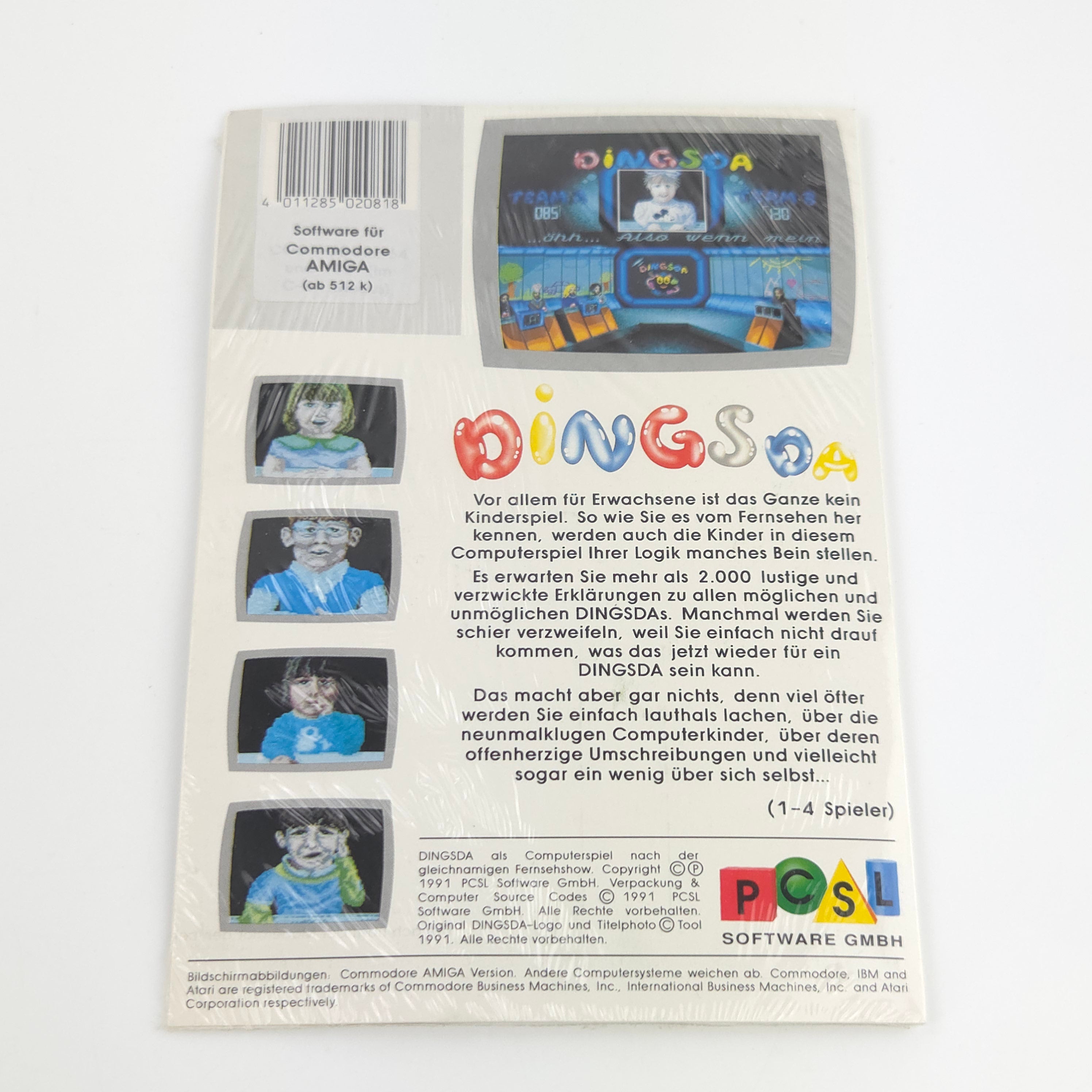 Amiga Spiel Dingsda NEU OVP CBM Spielen wie im Fernsehen