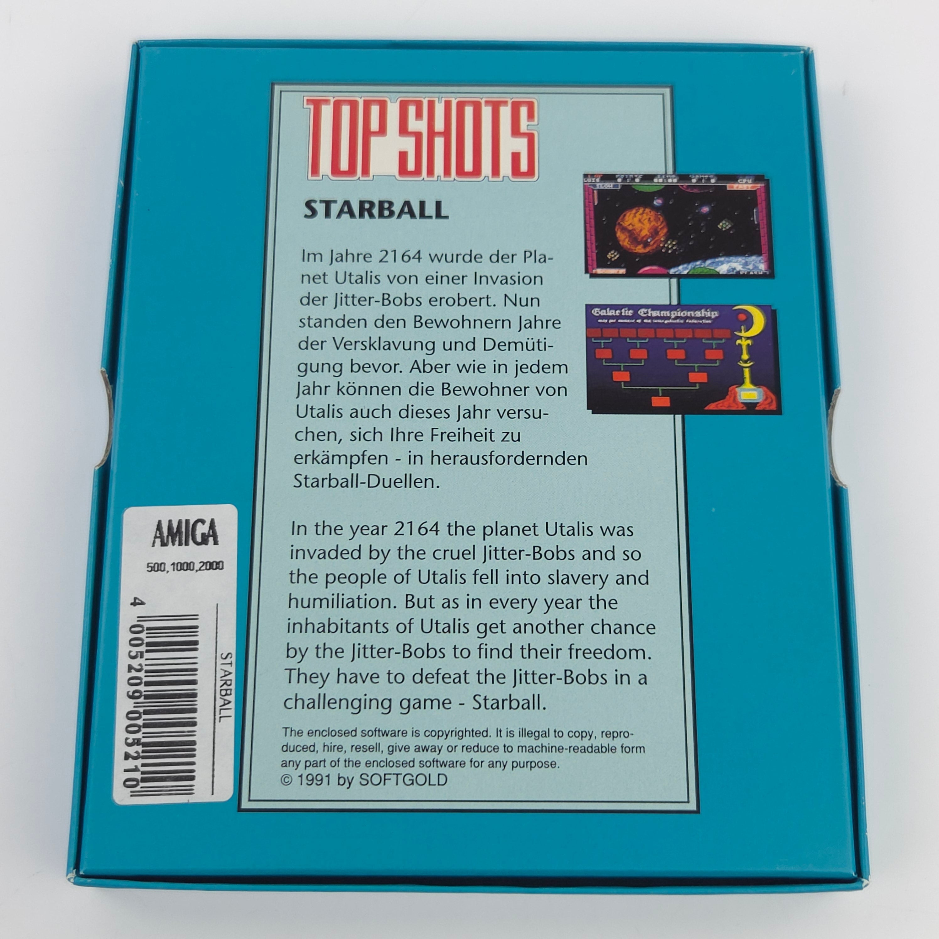 Commodore Amiga Spiel – Starball (OVP PAL)