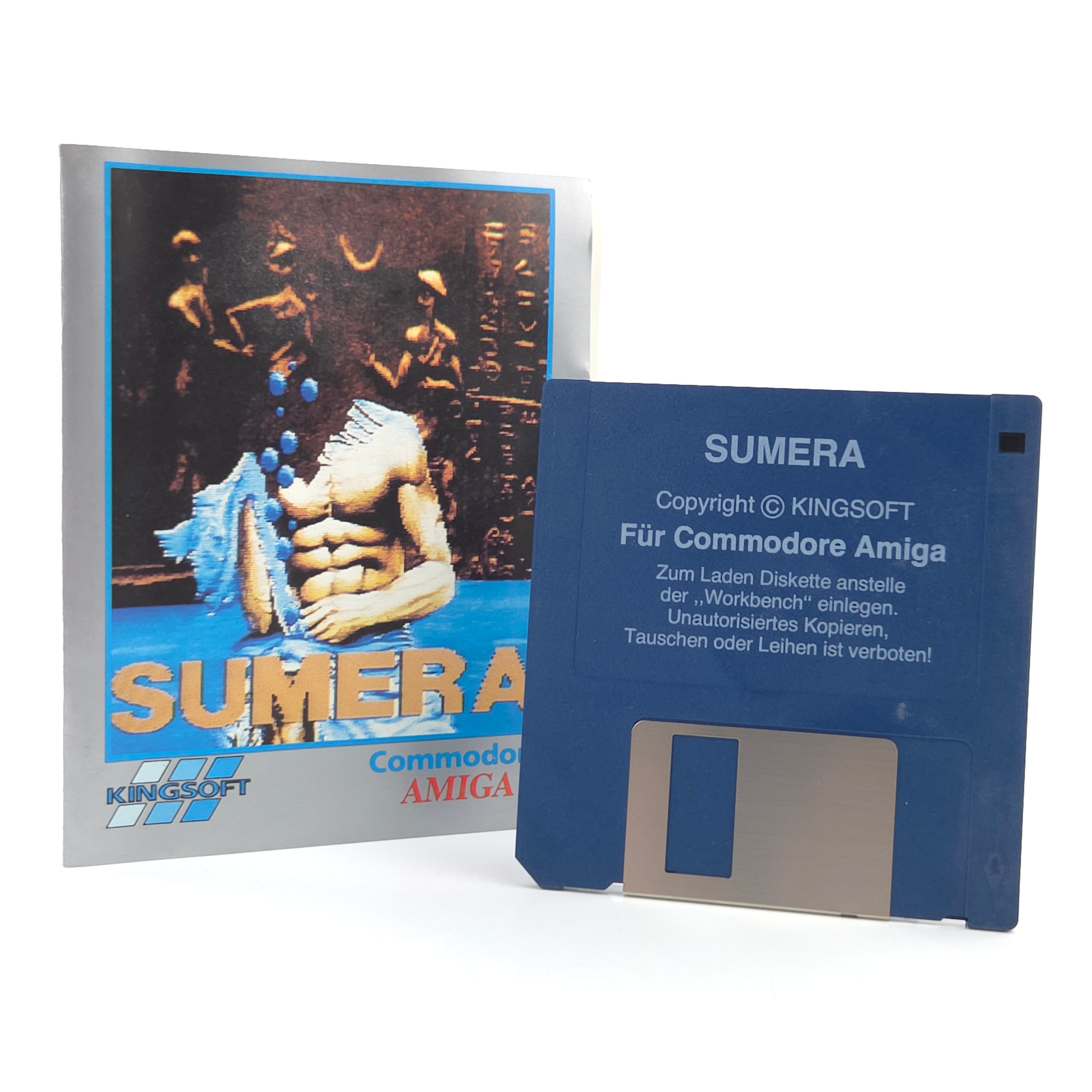 Commodore Amiga Spiel Sumera mit Cover CBM Disk PAL 1989