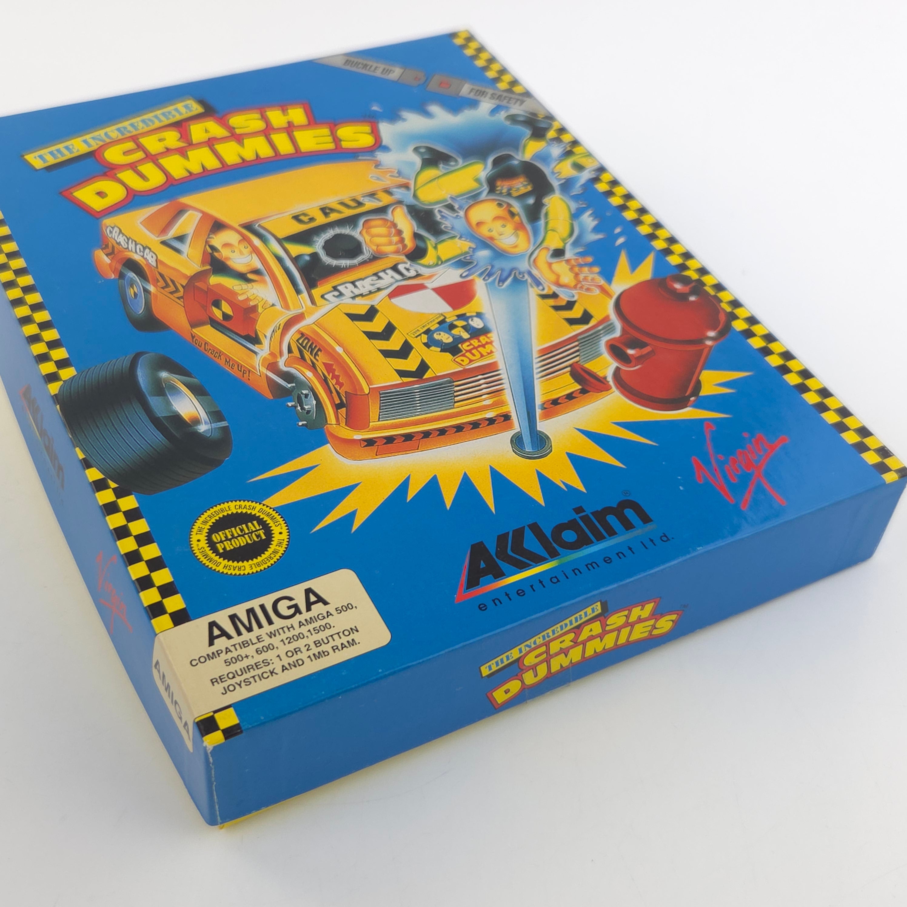 Amiga Spiel The Incredible Crash Dummies Big Box OVP PAL
