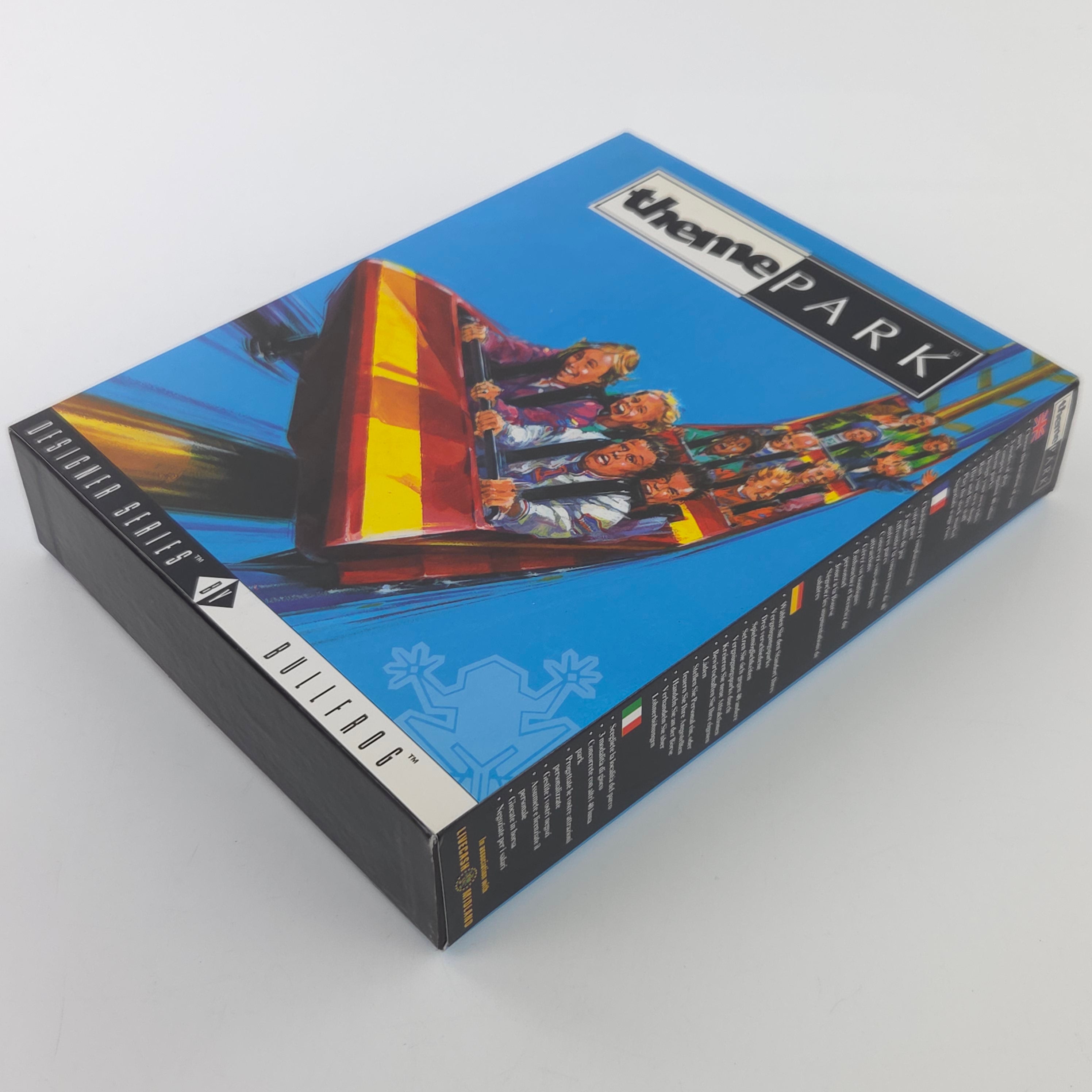 Amiga Spiel Theme Park Big Box OVP Bullfrog PAL Diskette