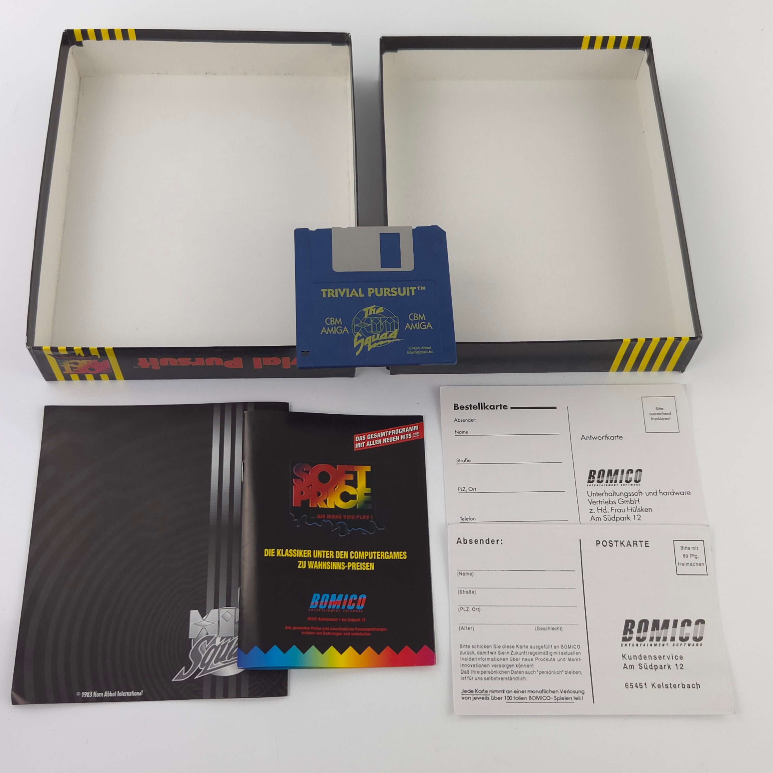 Amiga Spiel Trivial Pursuit Big Box OVP CBM PAL Diskette