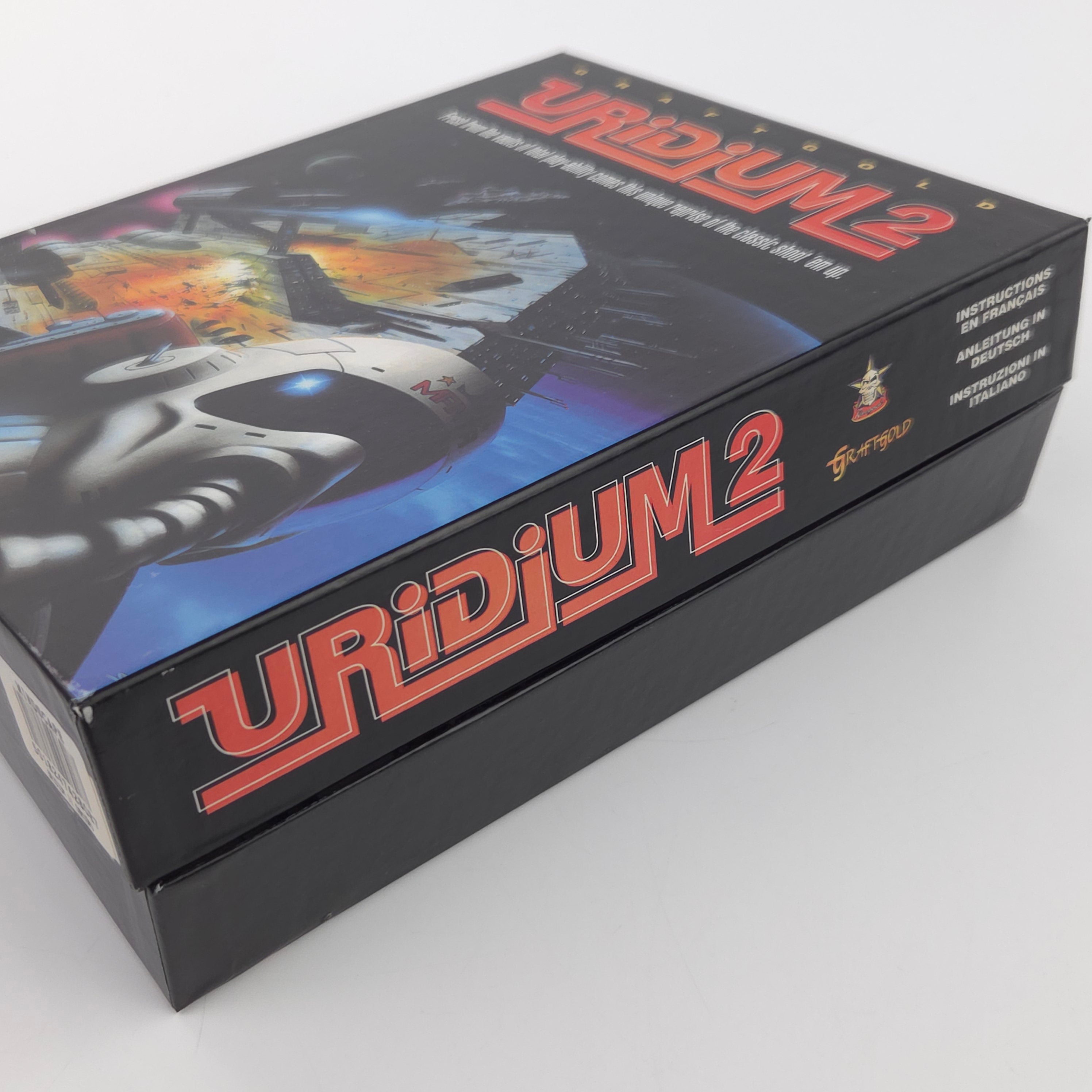 Amiga Spiel Uridium 2 Big Box OVP PAL Craftgold 1993