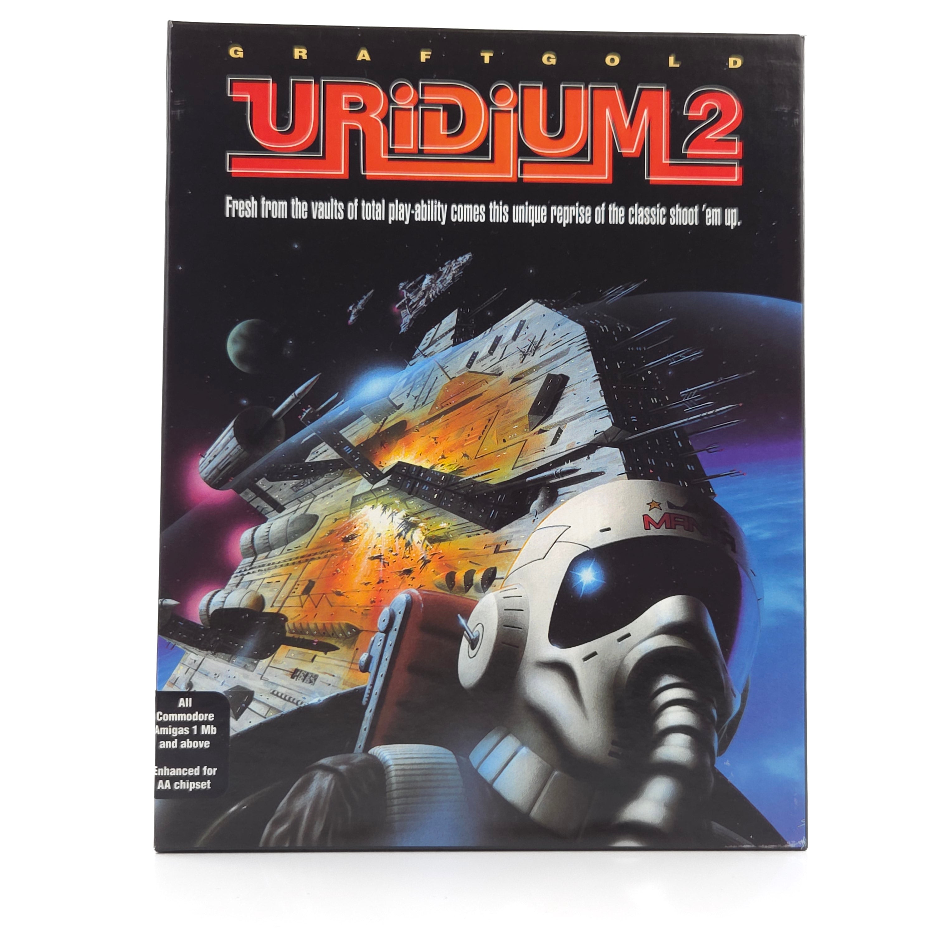 Amiga Spiel Uridium 2 Big Box OVP PAL Craftgold 1993
