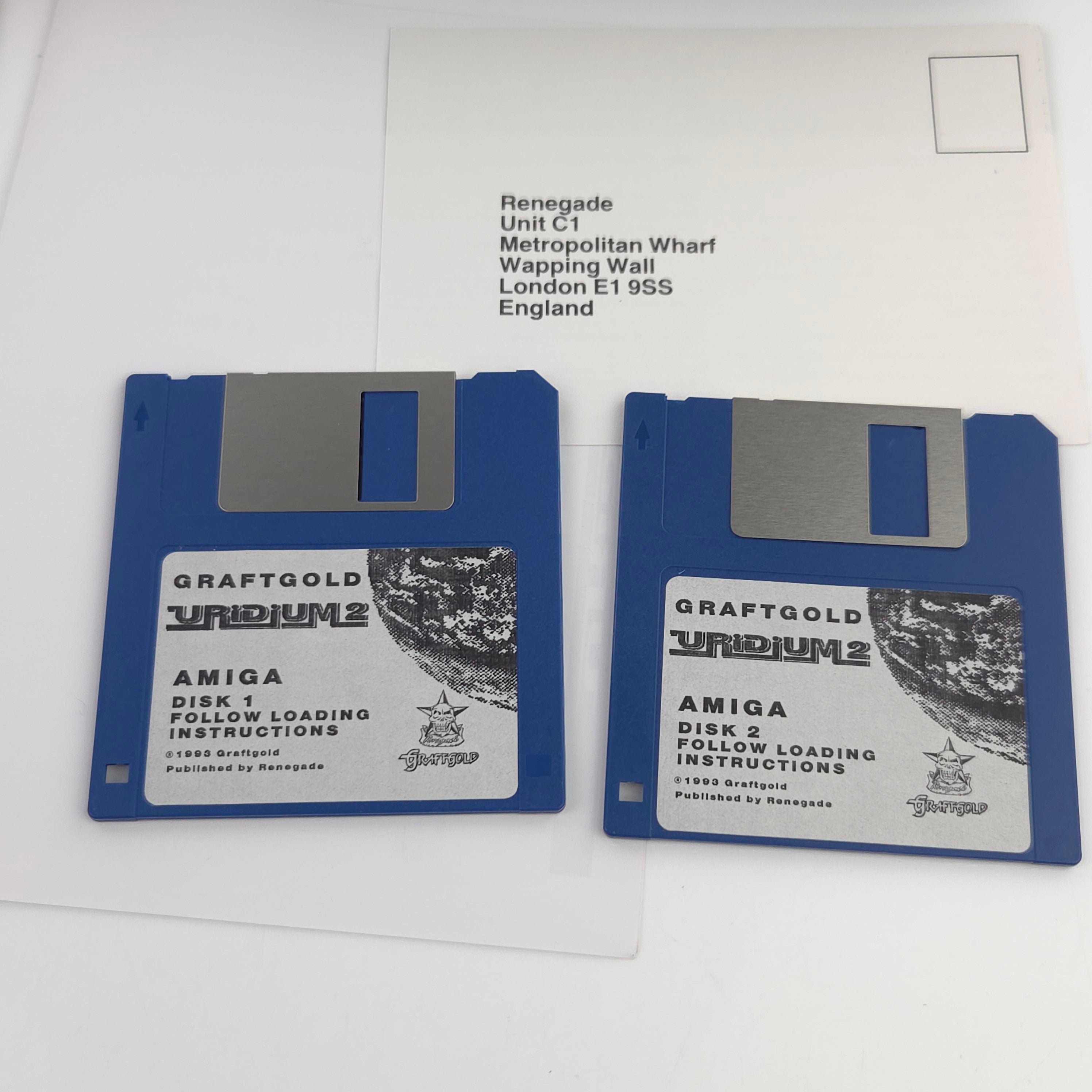Amiga Spiel Uridium 2 Big Box OVP PAL Craftgold 1993