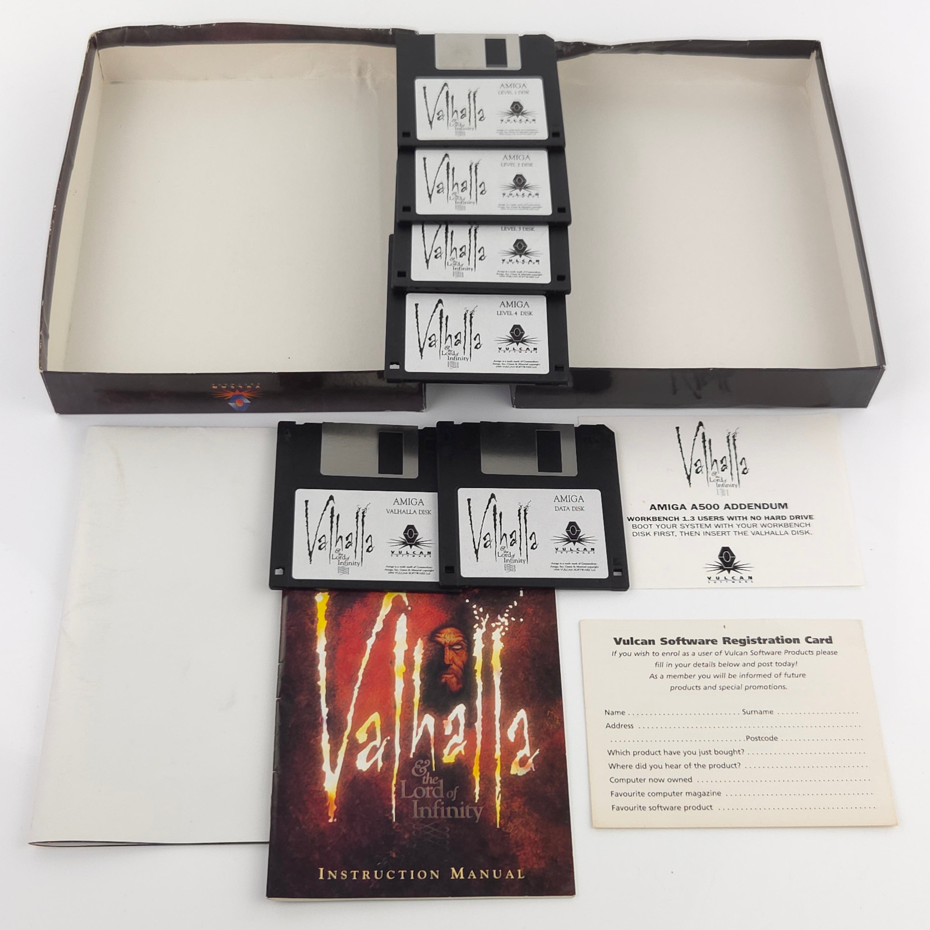 Amiga Spiel Valhalla and the Lord of Infinity Big Box OVP