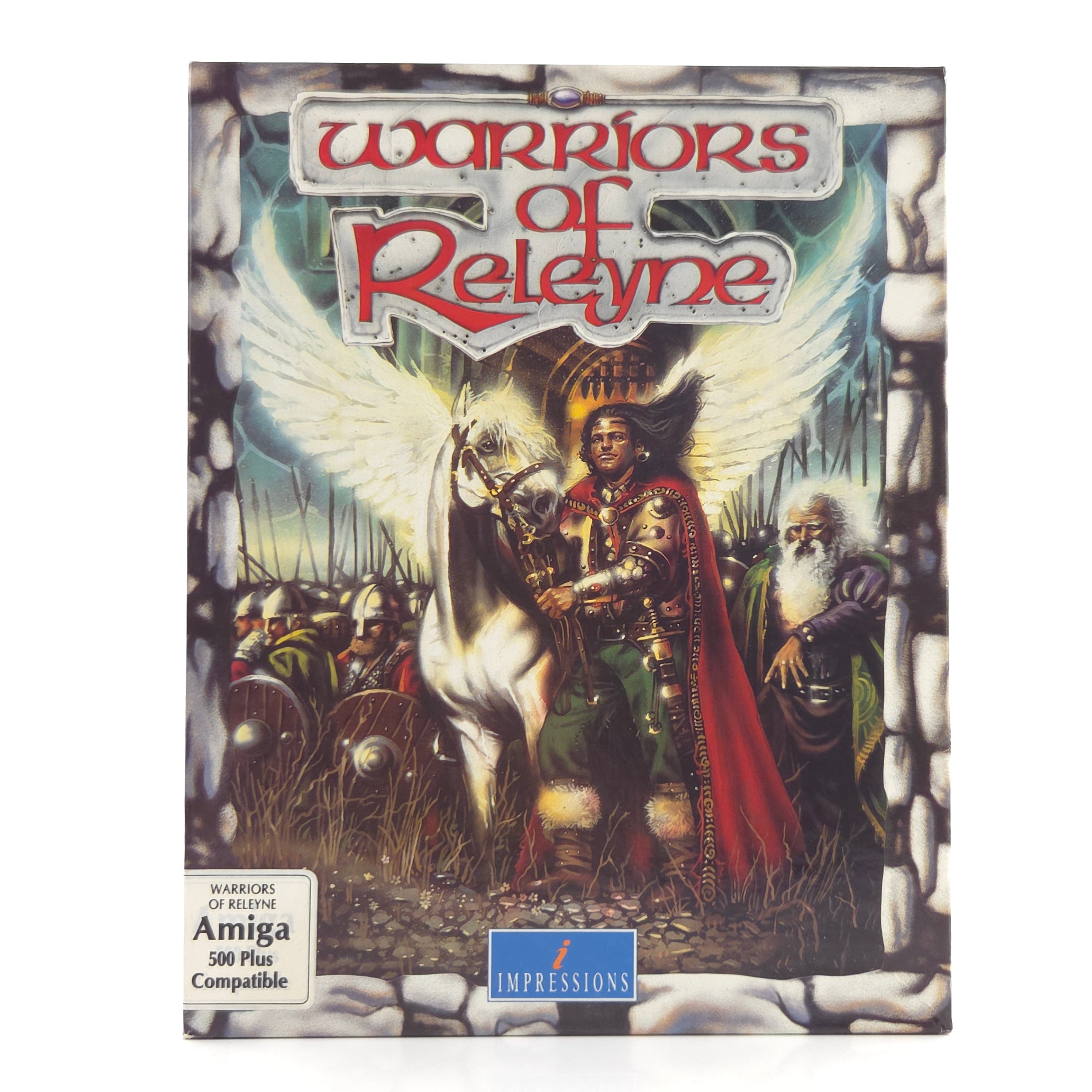 Amiga Spiel Warriors of Releyne CBM PAL Big Box OVP
