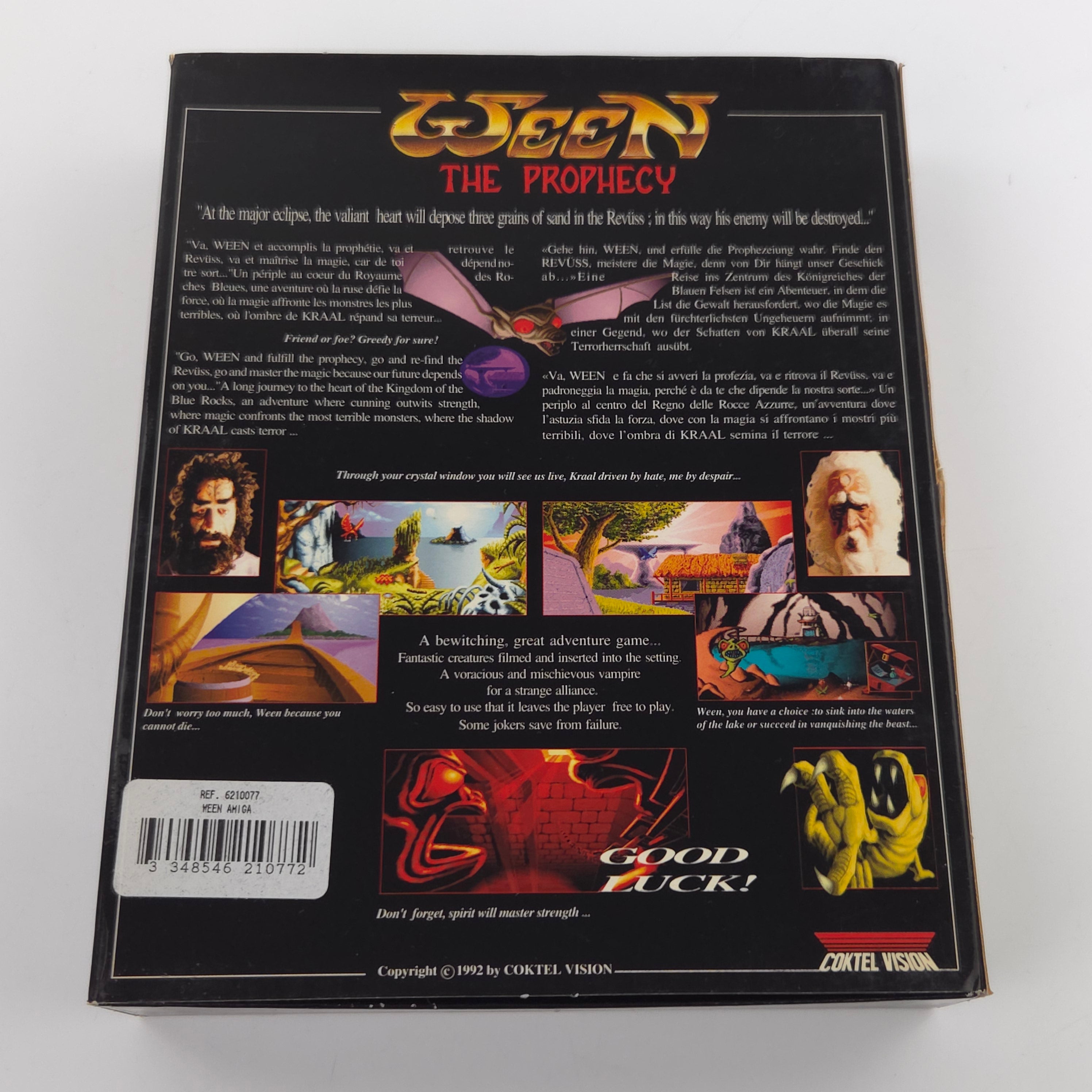 Commodore Amiga Spiel Ween the Prophecy Big Box OVP PAL