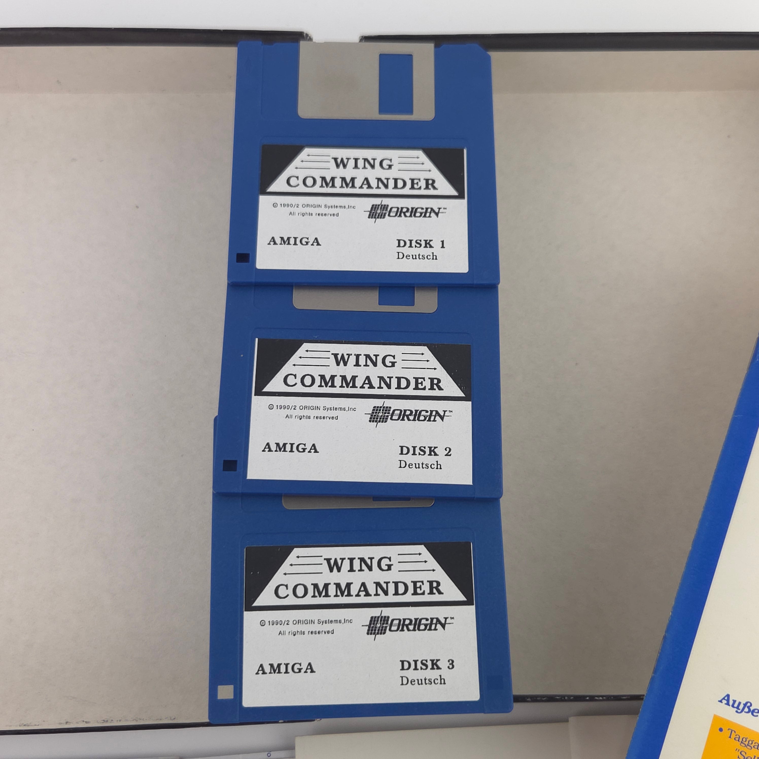 Amiga Spiel Wing Commander 3D Raumkampf Big Box OVP PAL