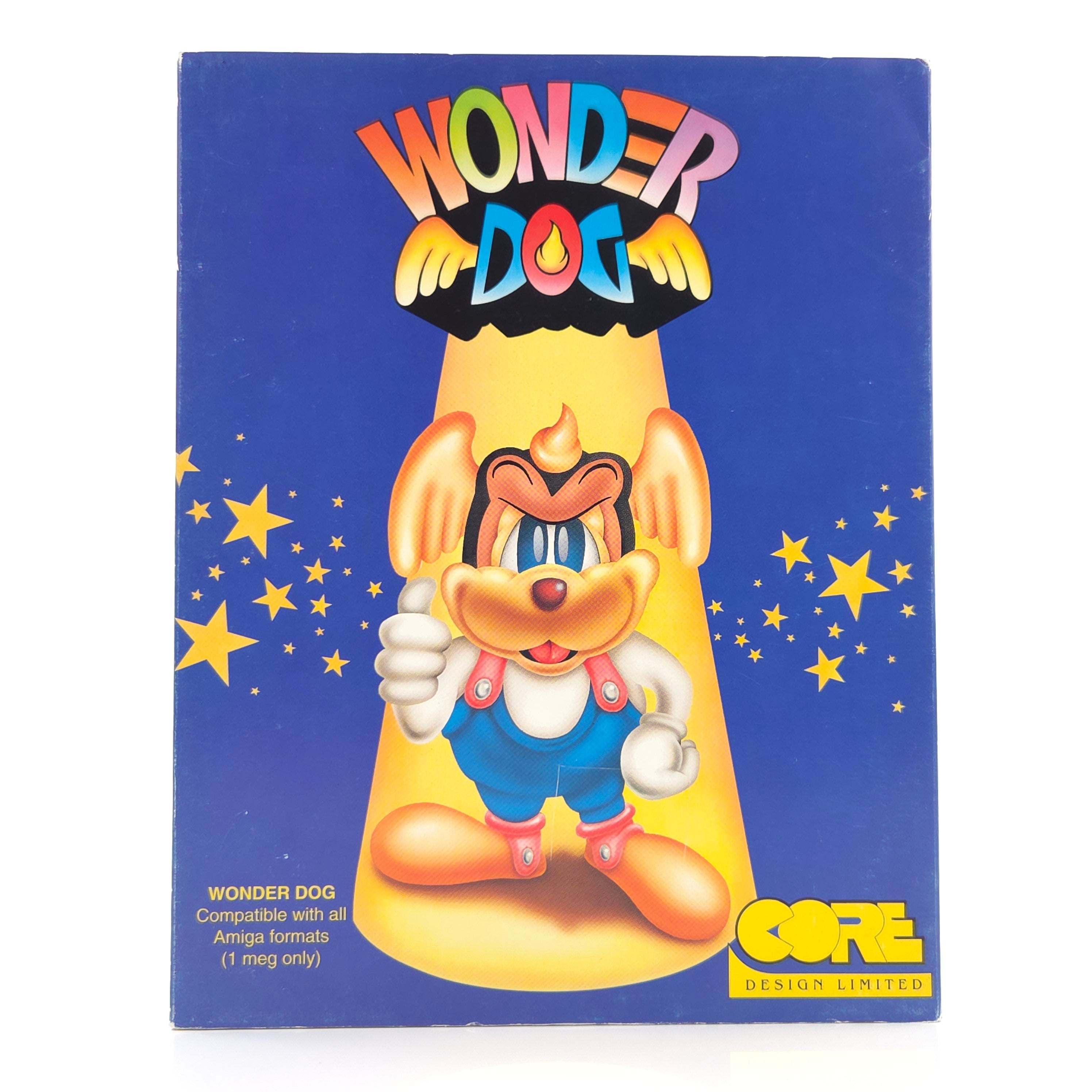 Commodore Amiga Spiel Wonder Dog Big Box OVP PAL 1993