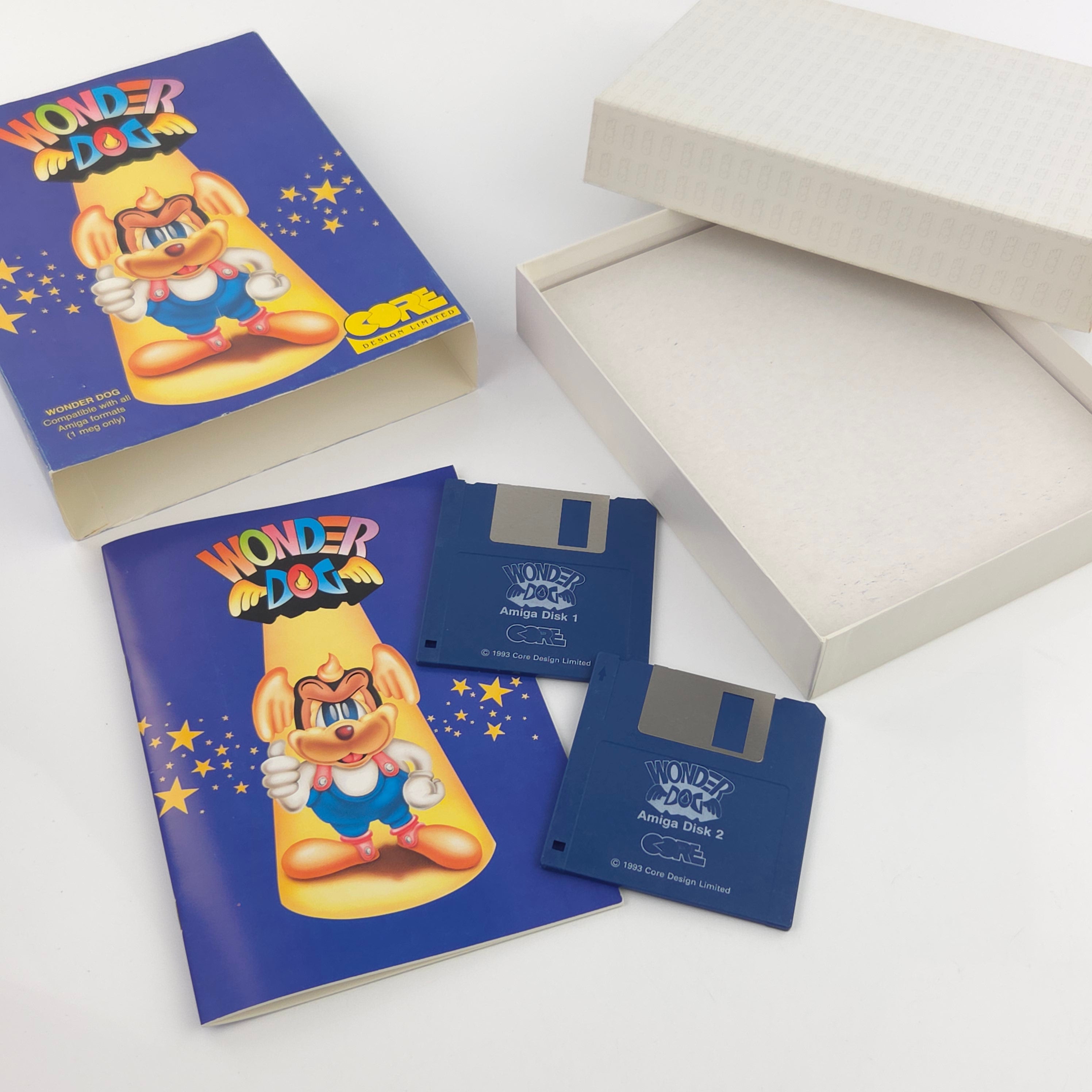 Commodore Amiga Spiel Wonder Dog Big Box OVP PAL 1993