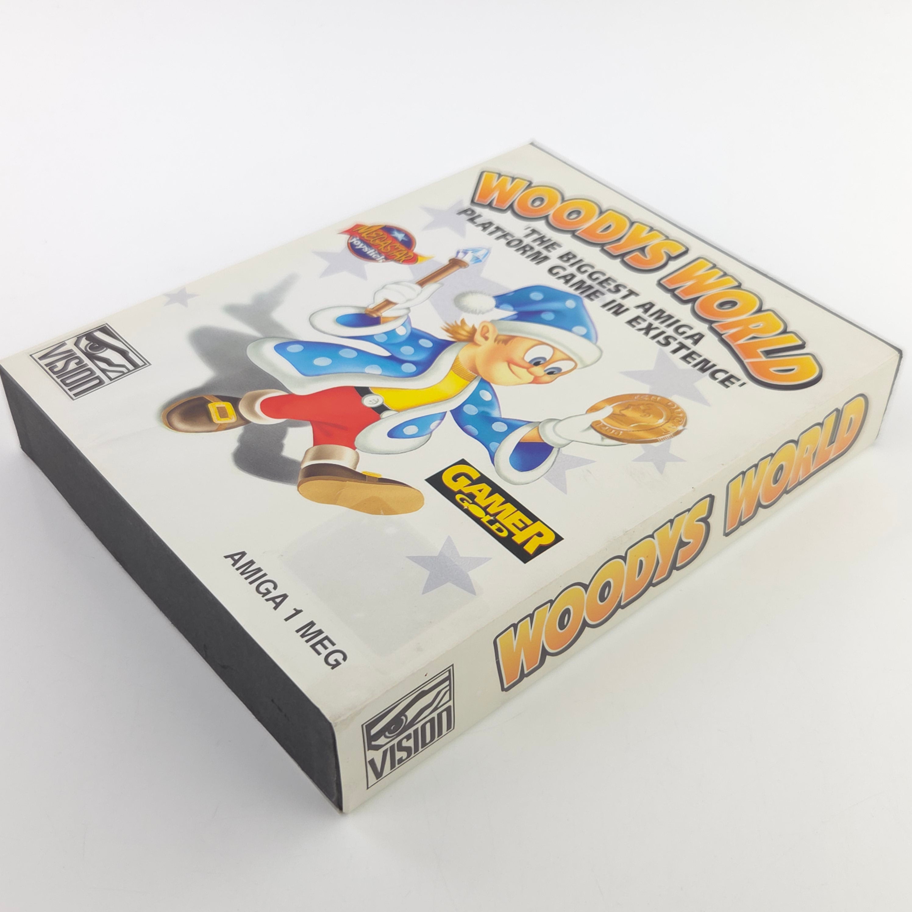 Commodore Amiga Spiel Woodys World Big Box OVP PAL Disk