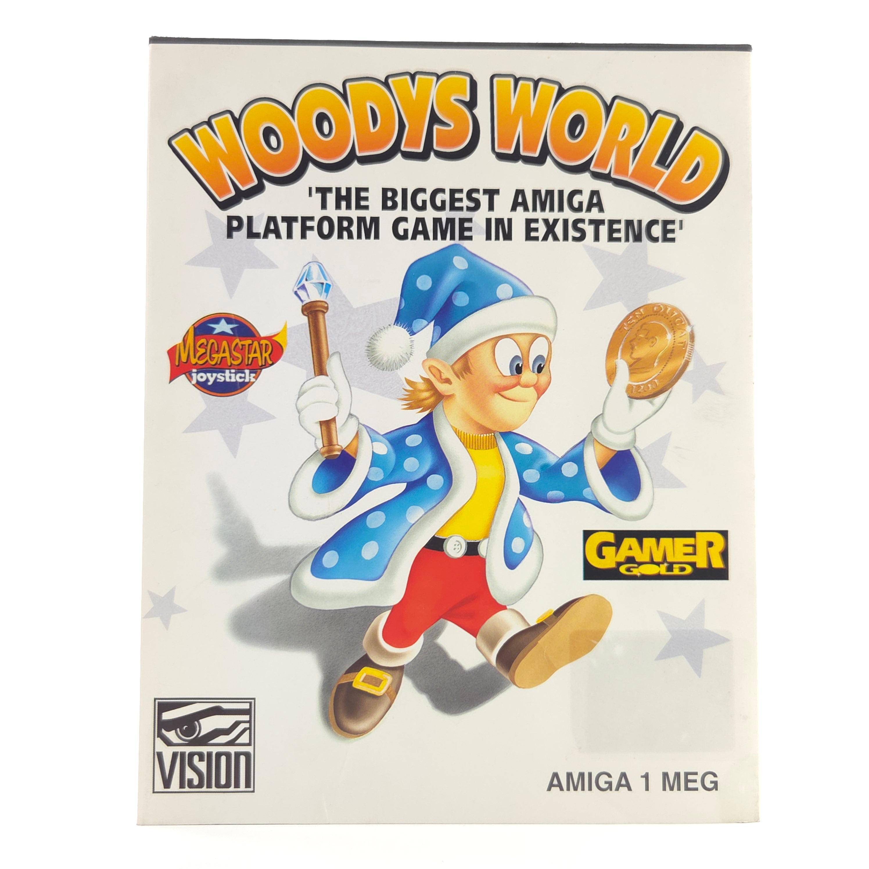 Commodore Amiga Spiel Woodys World Big Box OVP PAL Disk