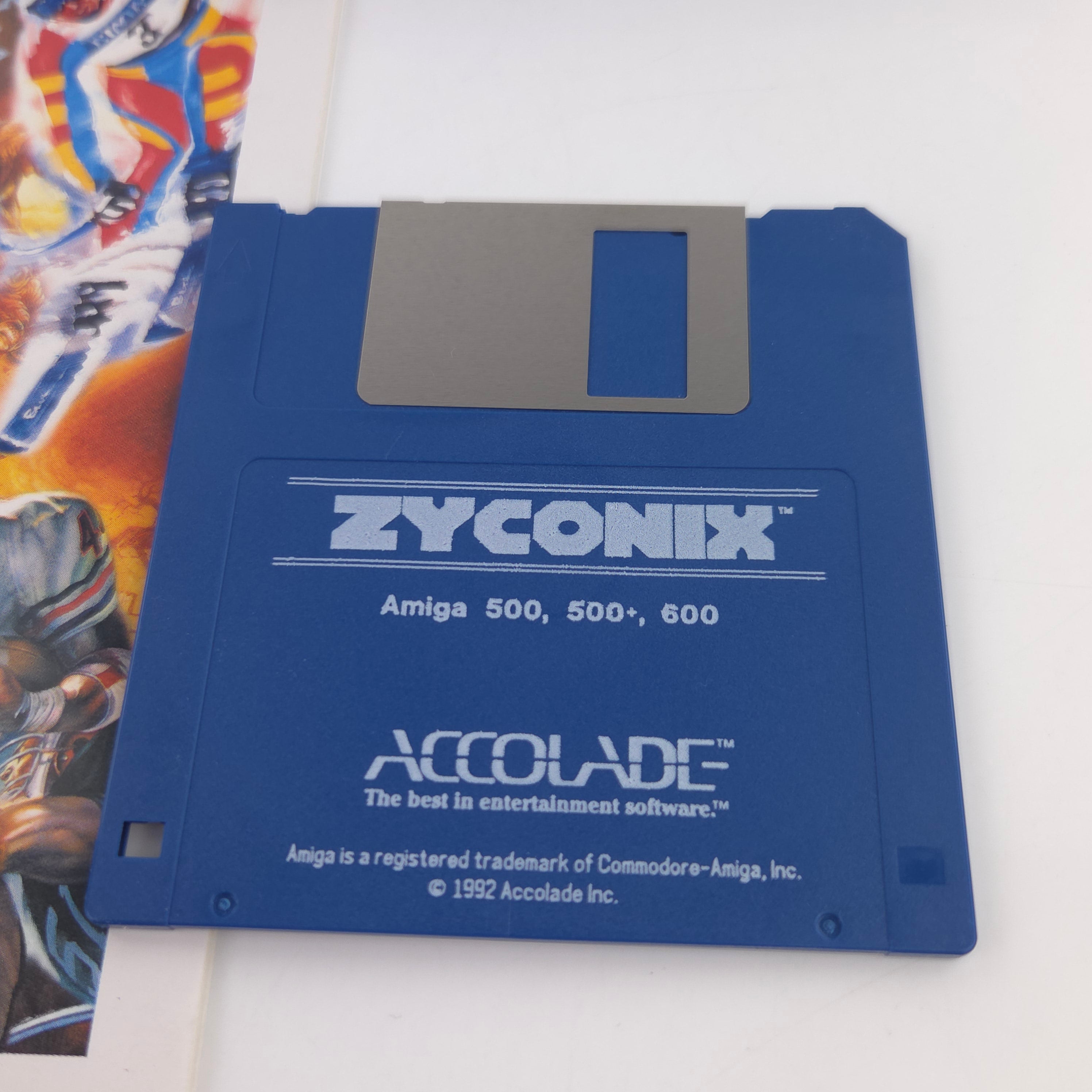 Amiga Spiel Zyconix Big Box OVP PAL Diskette Accolade