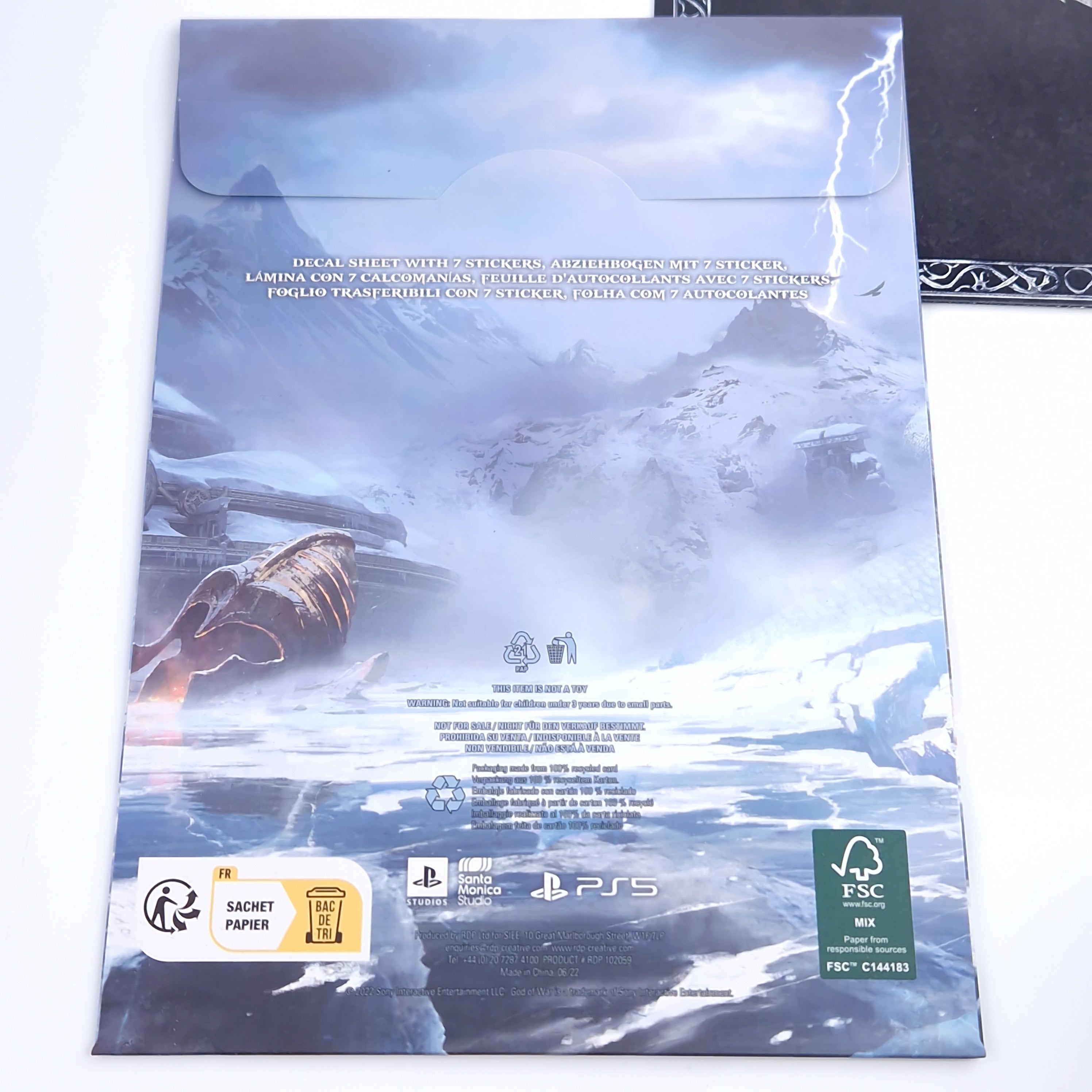 Playstation 4 5 Promo – God of War Ragnarok Presse Set OVP